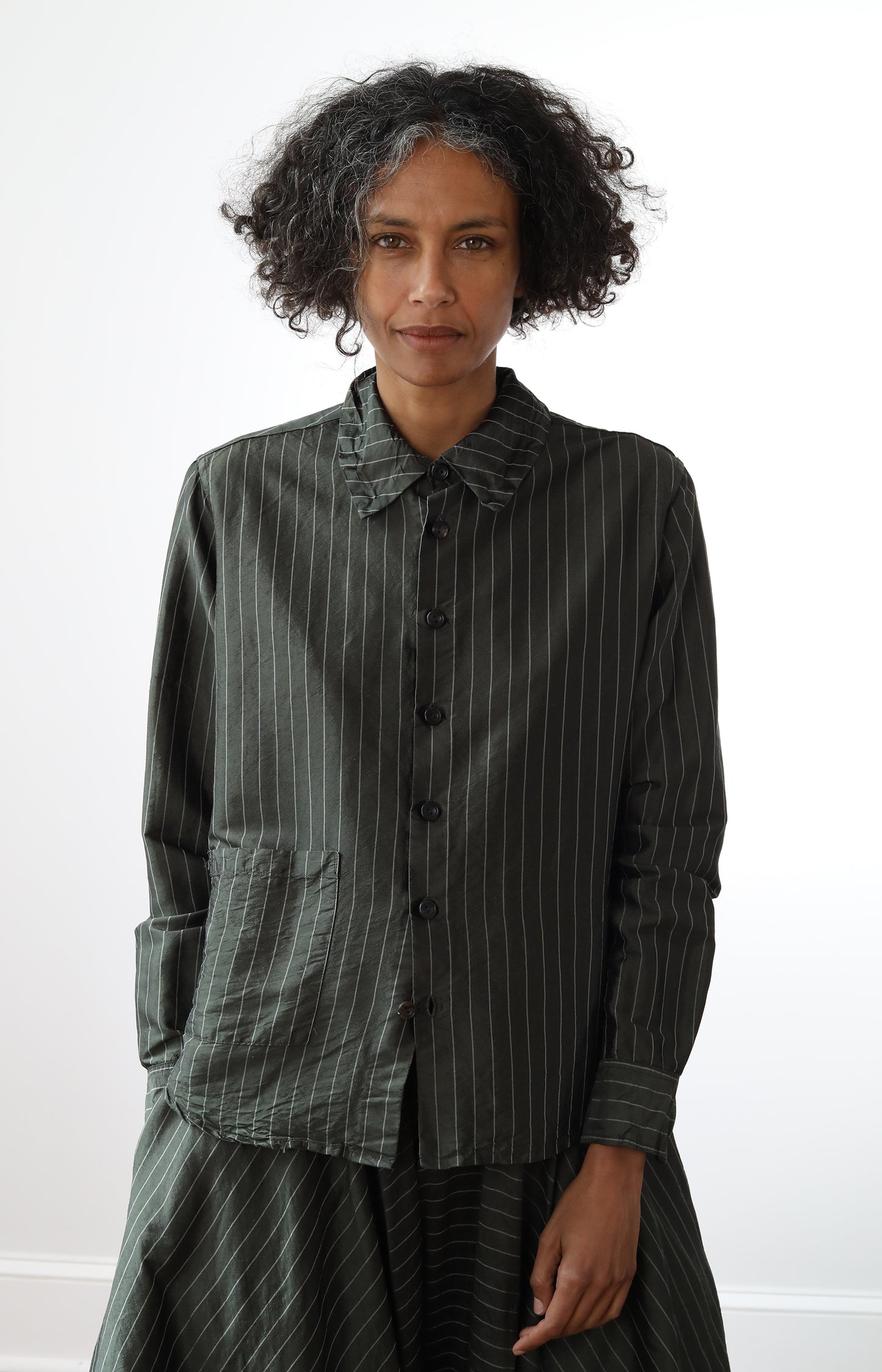 Silk Stripe Shirt