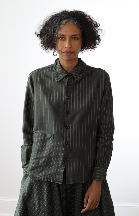 Silk Stripe Shirt