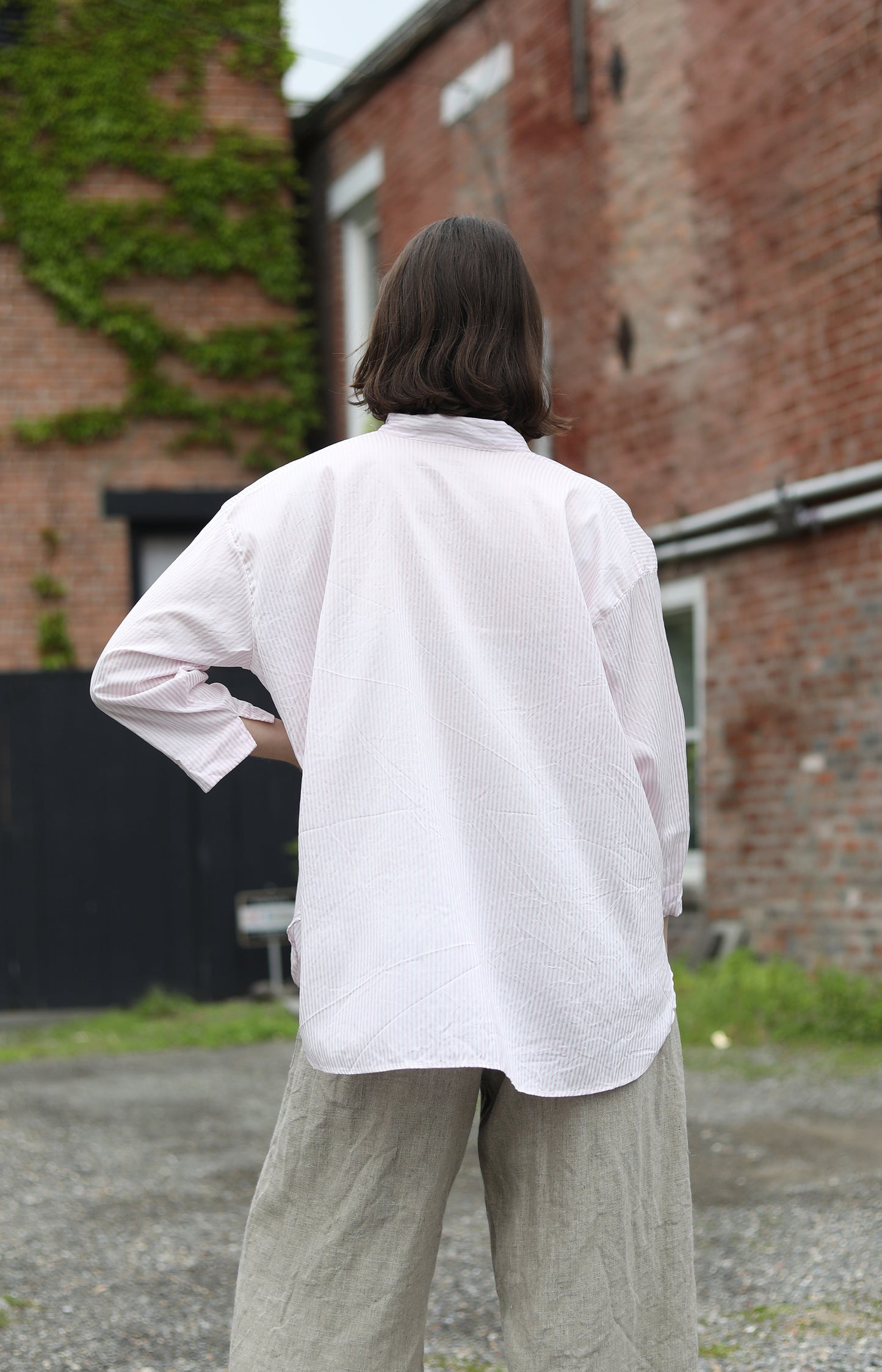 Camellia Silk & Cotton Tsubaki Shirt