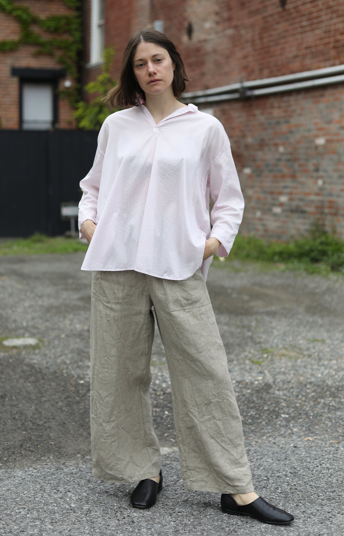 Camellia Silk & Cotton Tsubaki Shirt