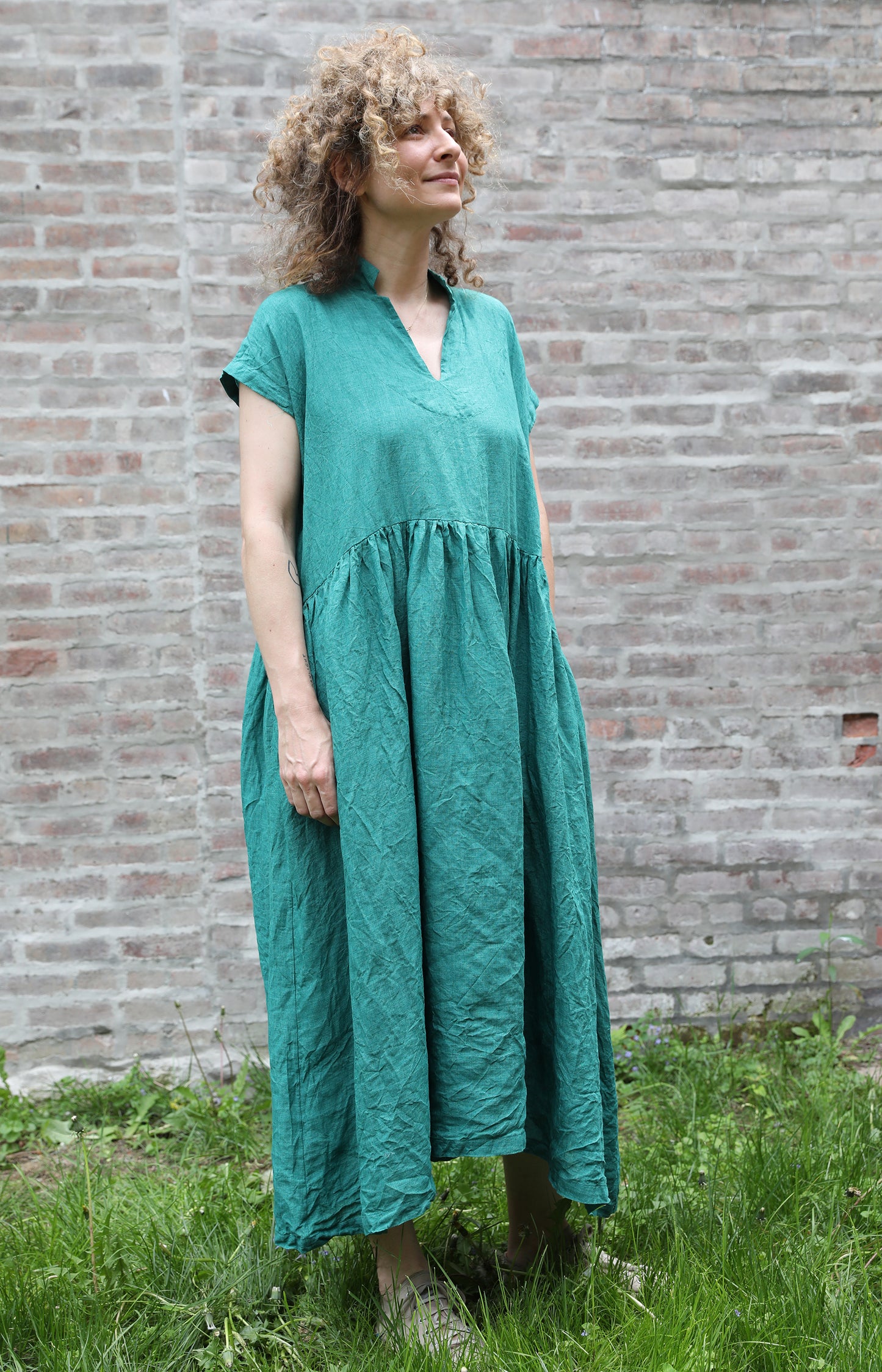 Fuji Gathered Skirt Dress