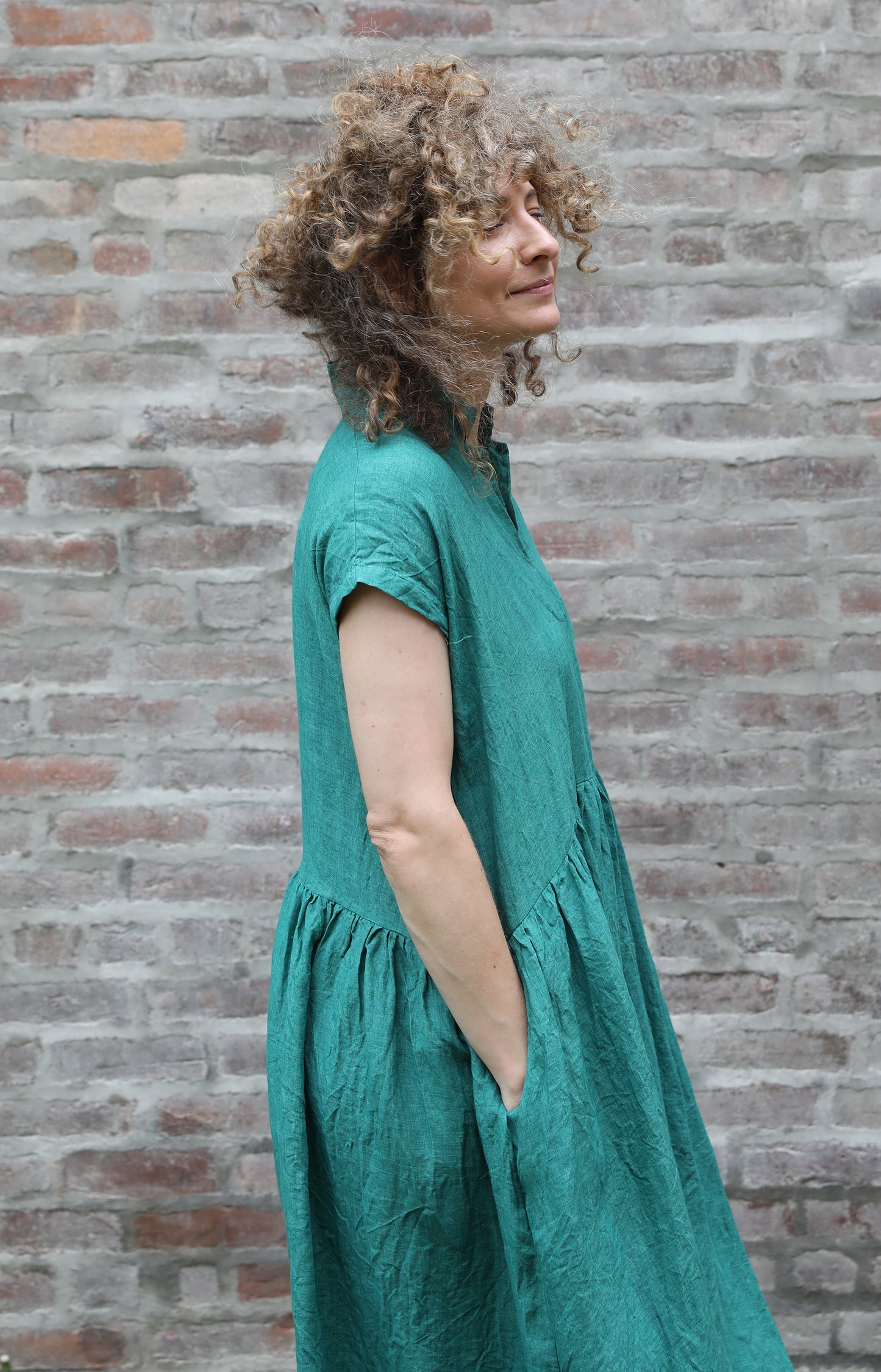 Fuji Gathered Skirt Dress