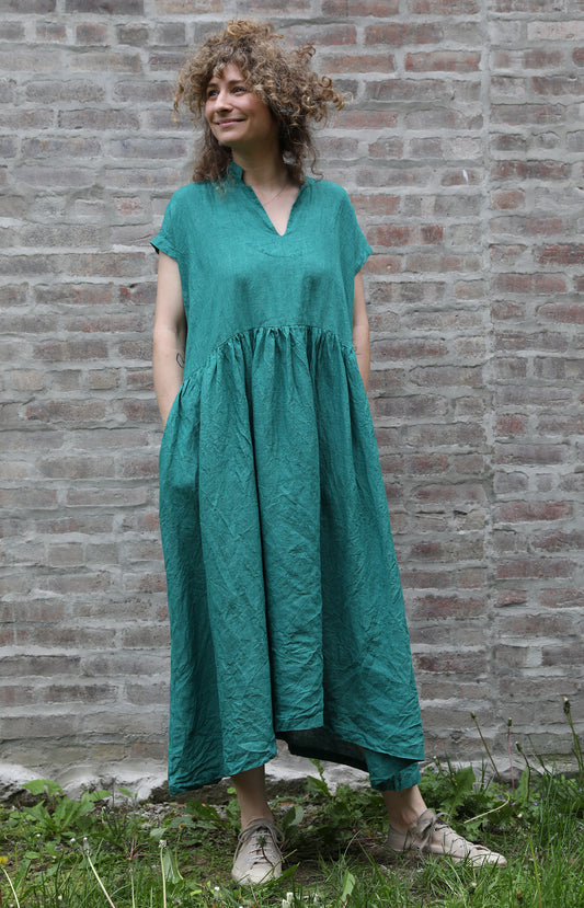 Fuji Gathered Skirt Dress