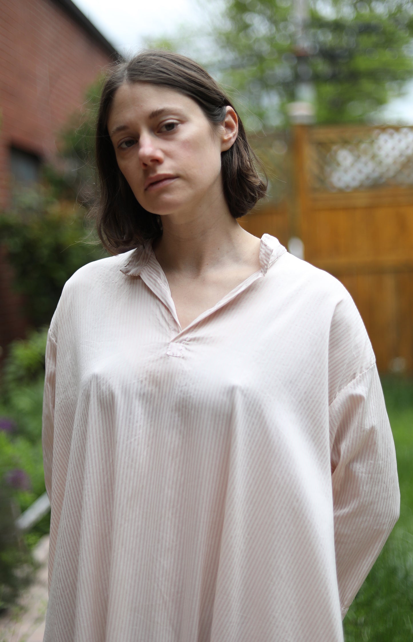 Camellia Silk & Cotton Tsubaki Dress