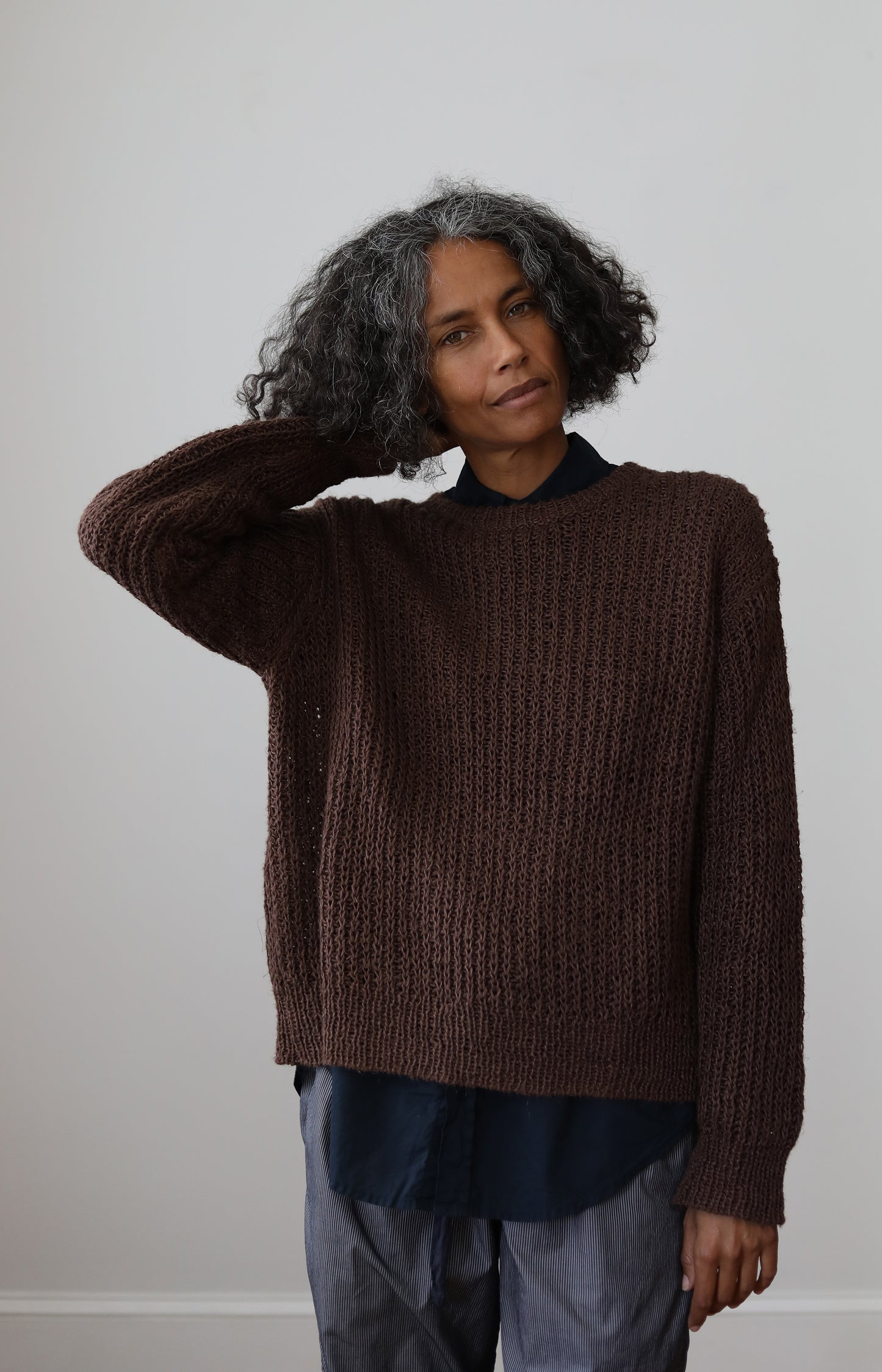 Panama Redwood Fisherman Sweater