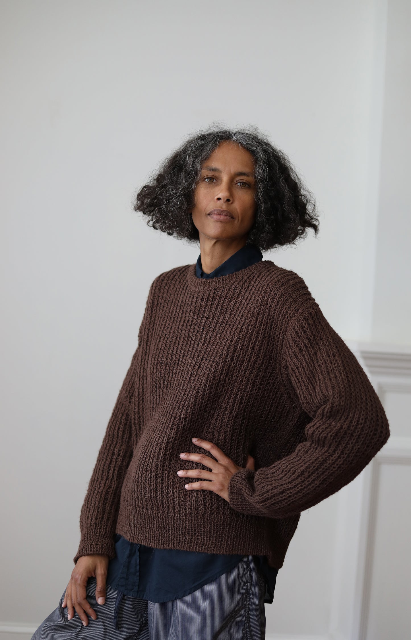 Panama Redwood Fisherman Sweater