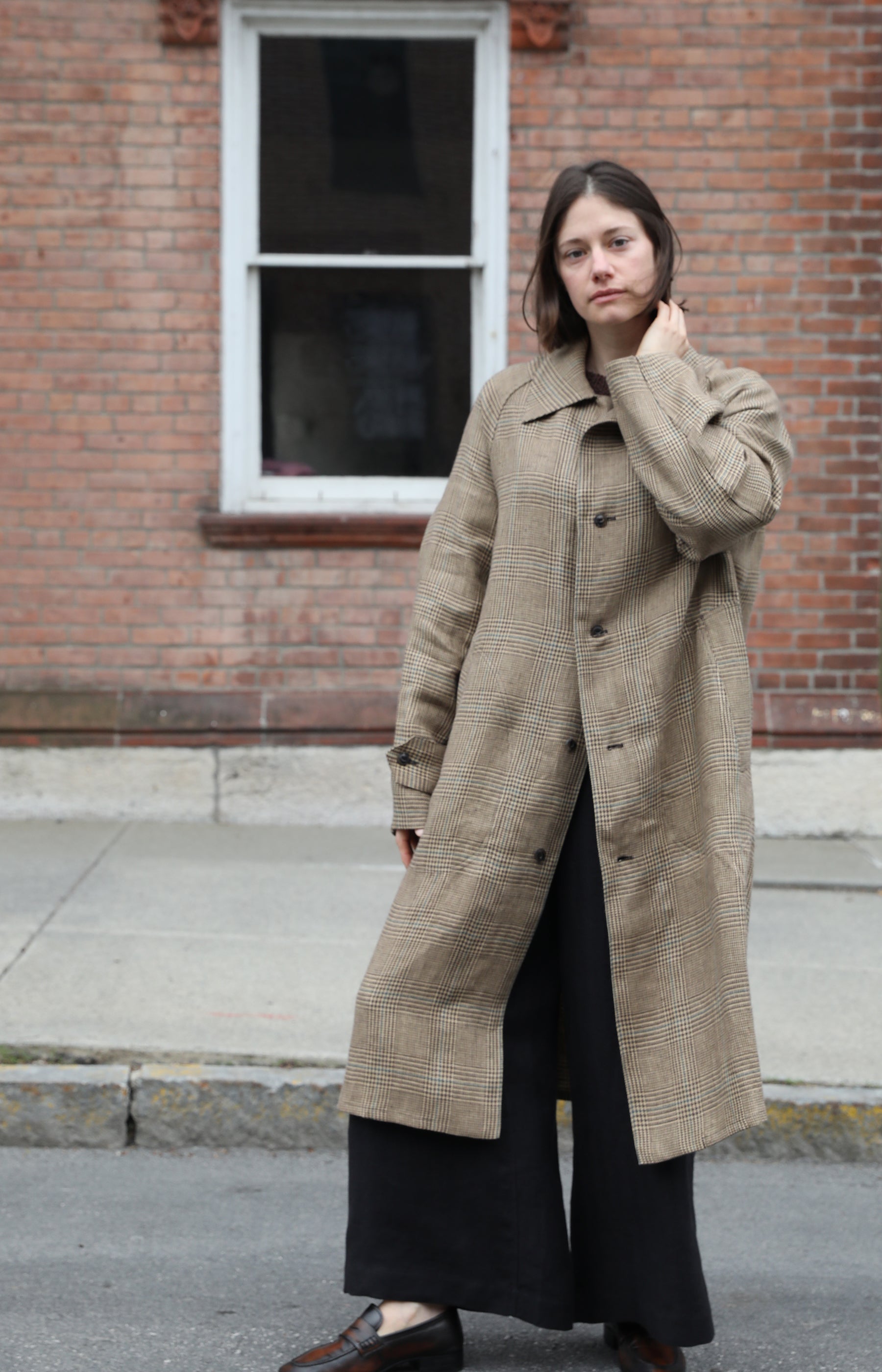 ジャケット・アウター Chez vidalenc Trench coat long Chez Vidalenc - Trench Coat - Natural – Scarlet Jones