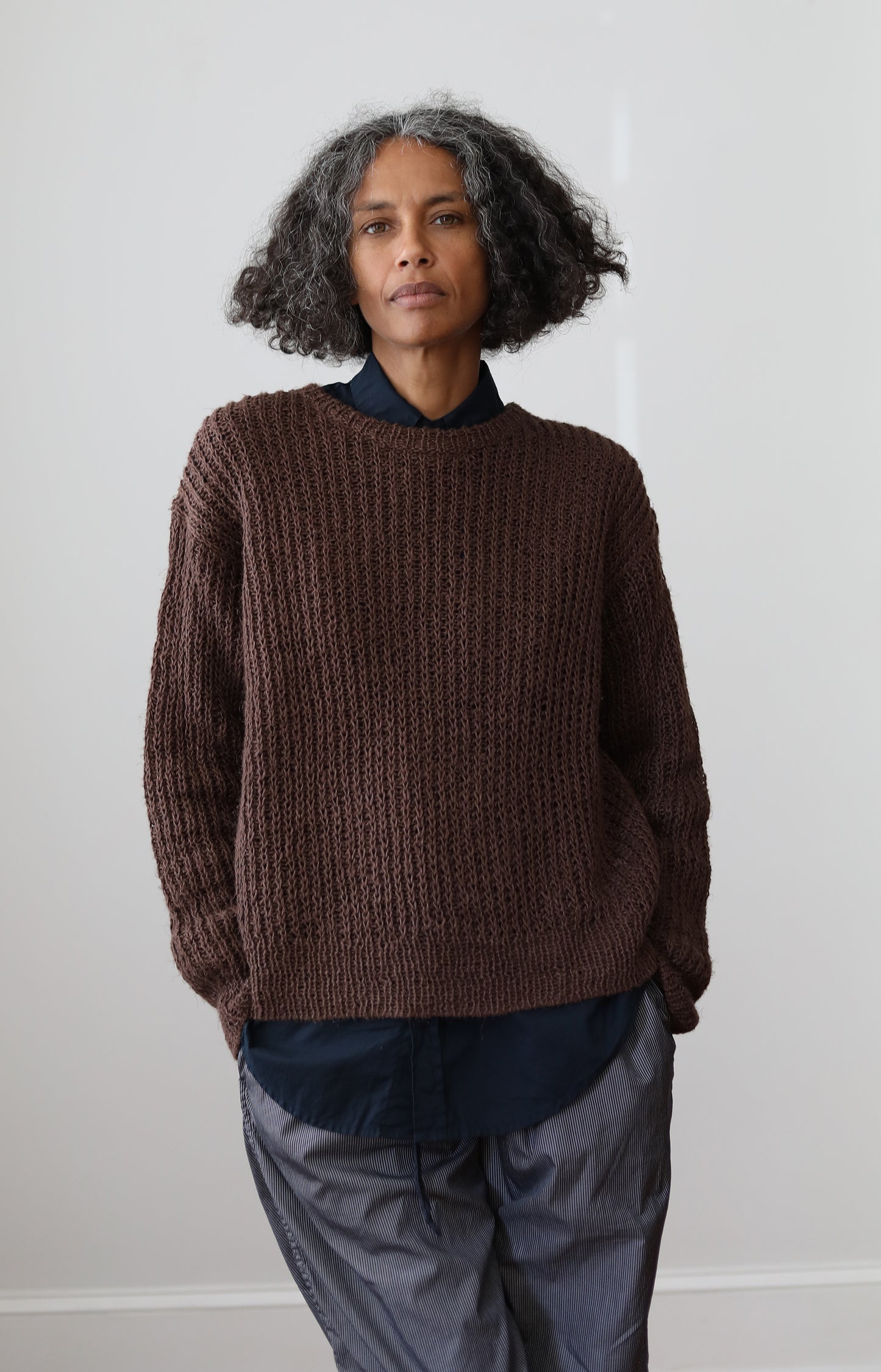Panama Redwood Fisherman Sweater