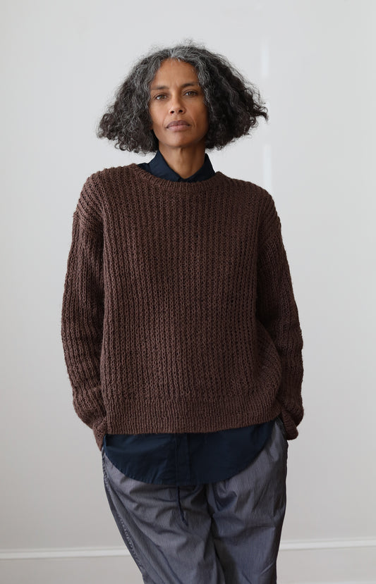 Panama Redwood Fisherman Sweater