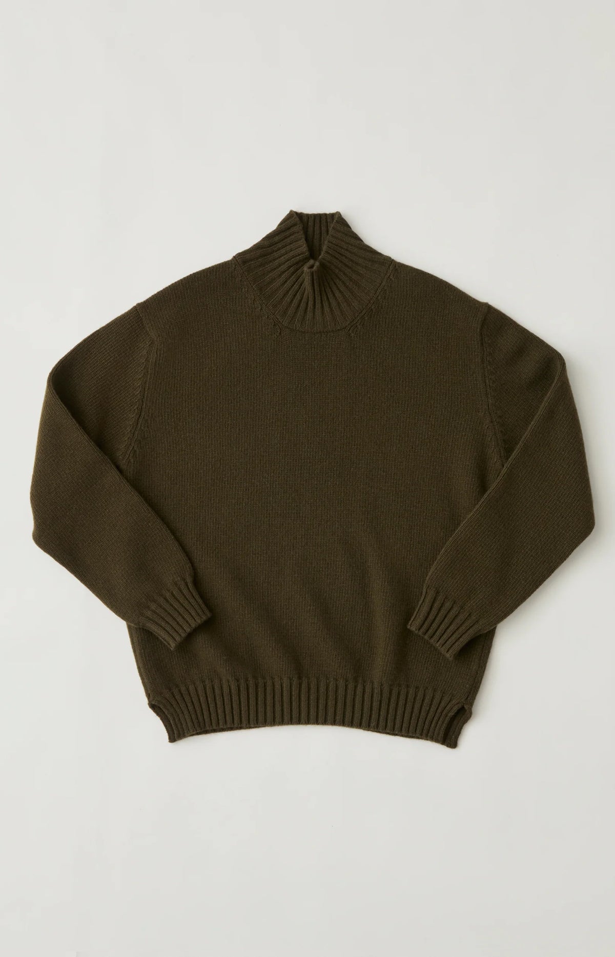 Military Mockneck Pullover