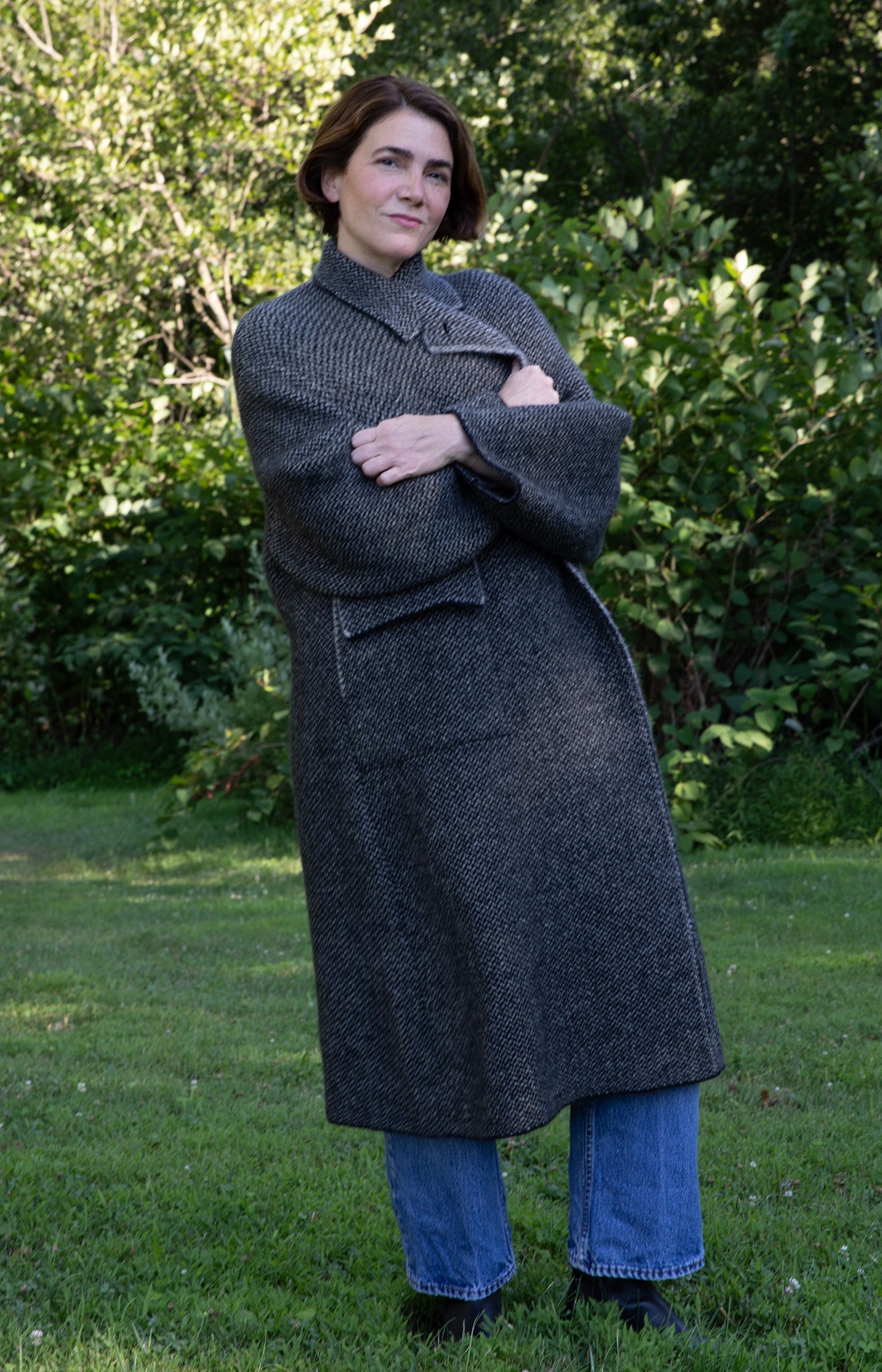 Black & Natural Bob's Coat