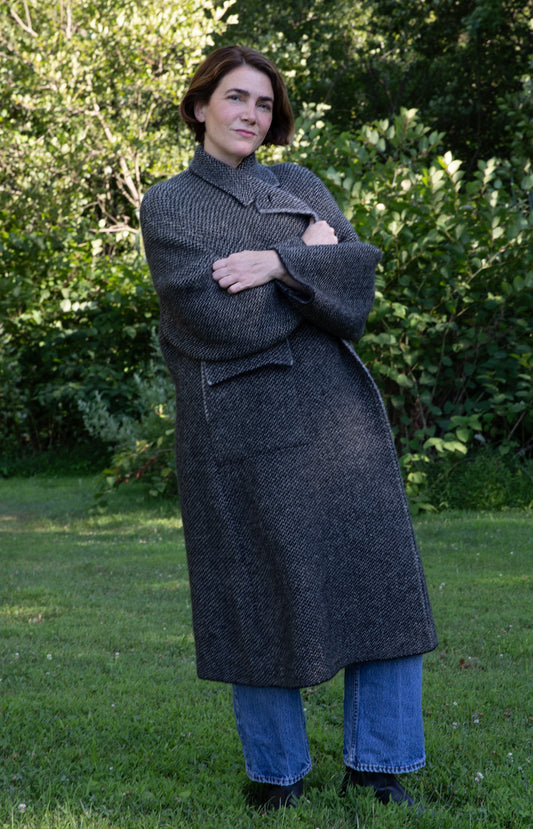 Black & Natural Bob's Coat