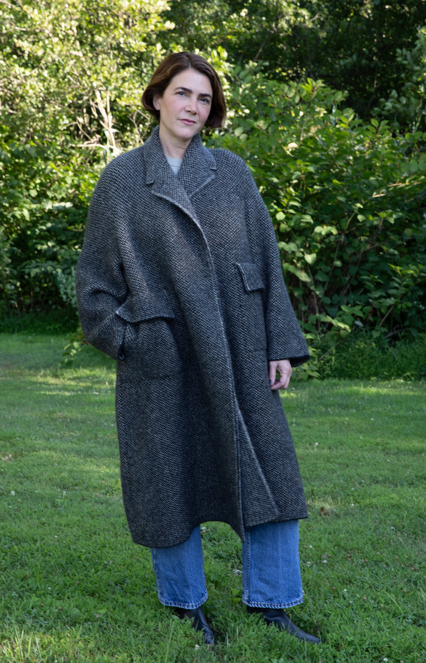 Black & Natural Bob's Coat