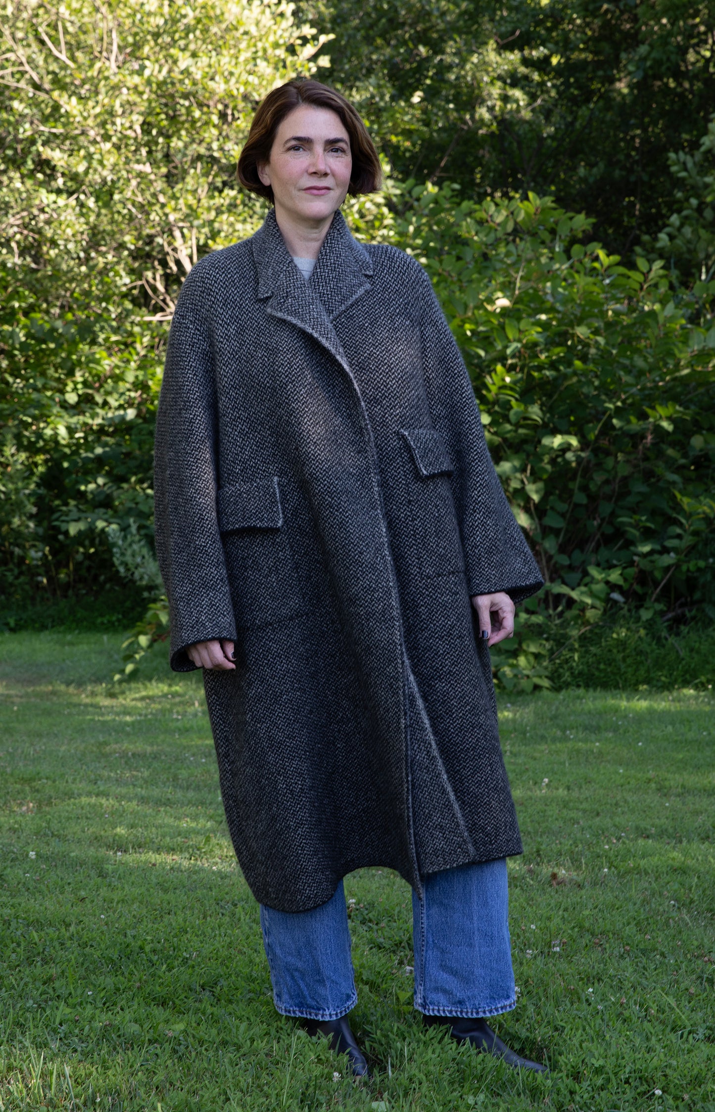 Black & Natural Bob's Coat