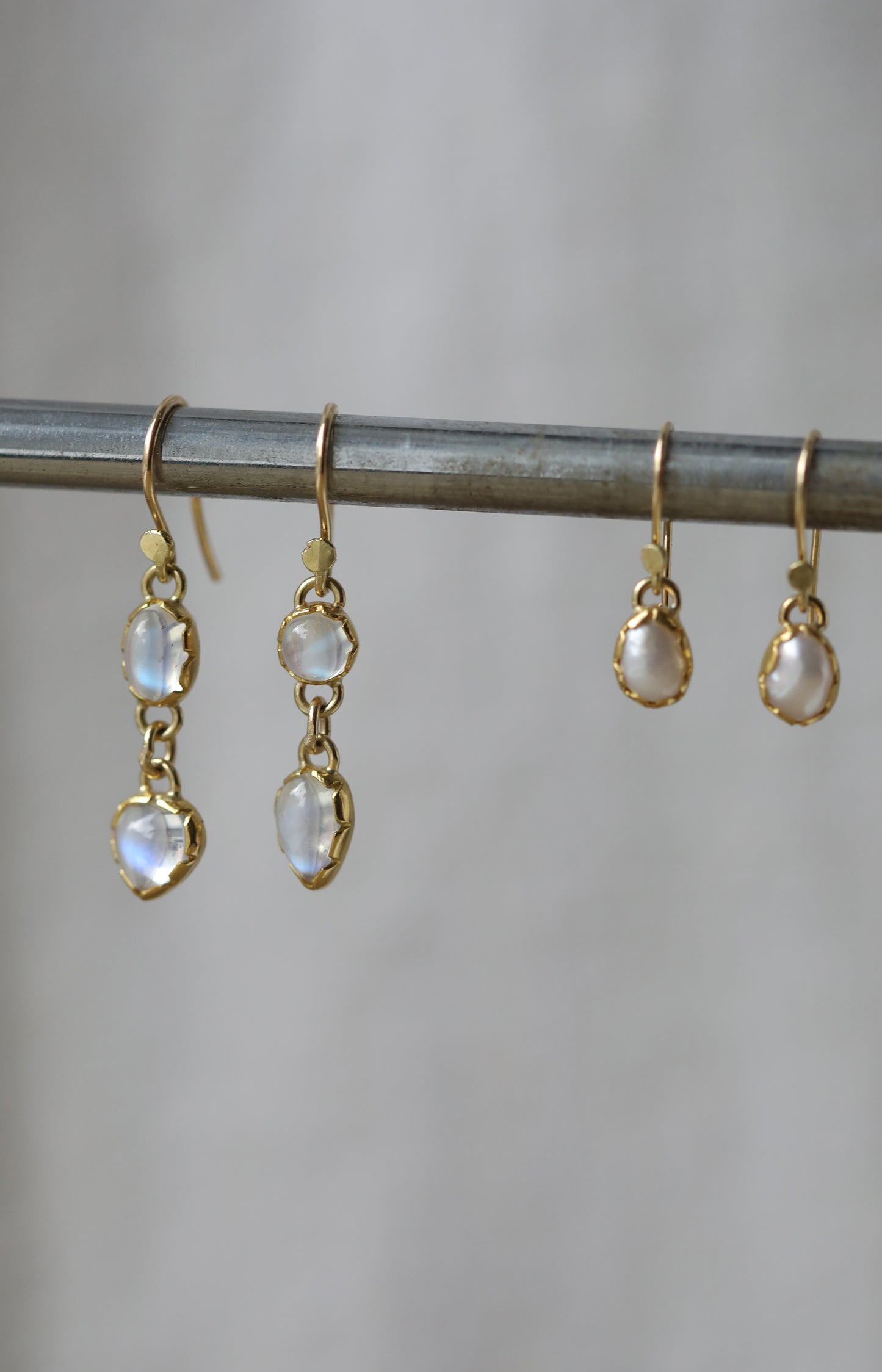 Moonstone Drop Earrings