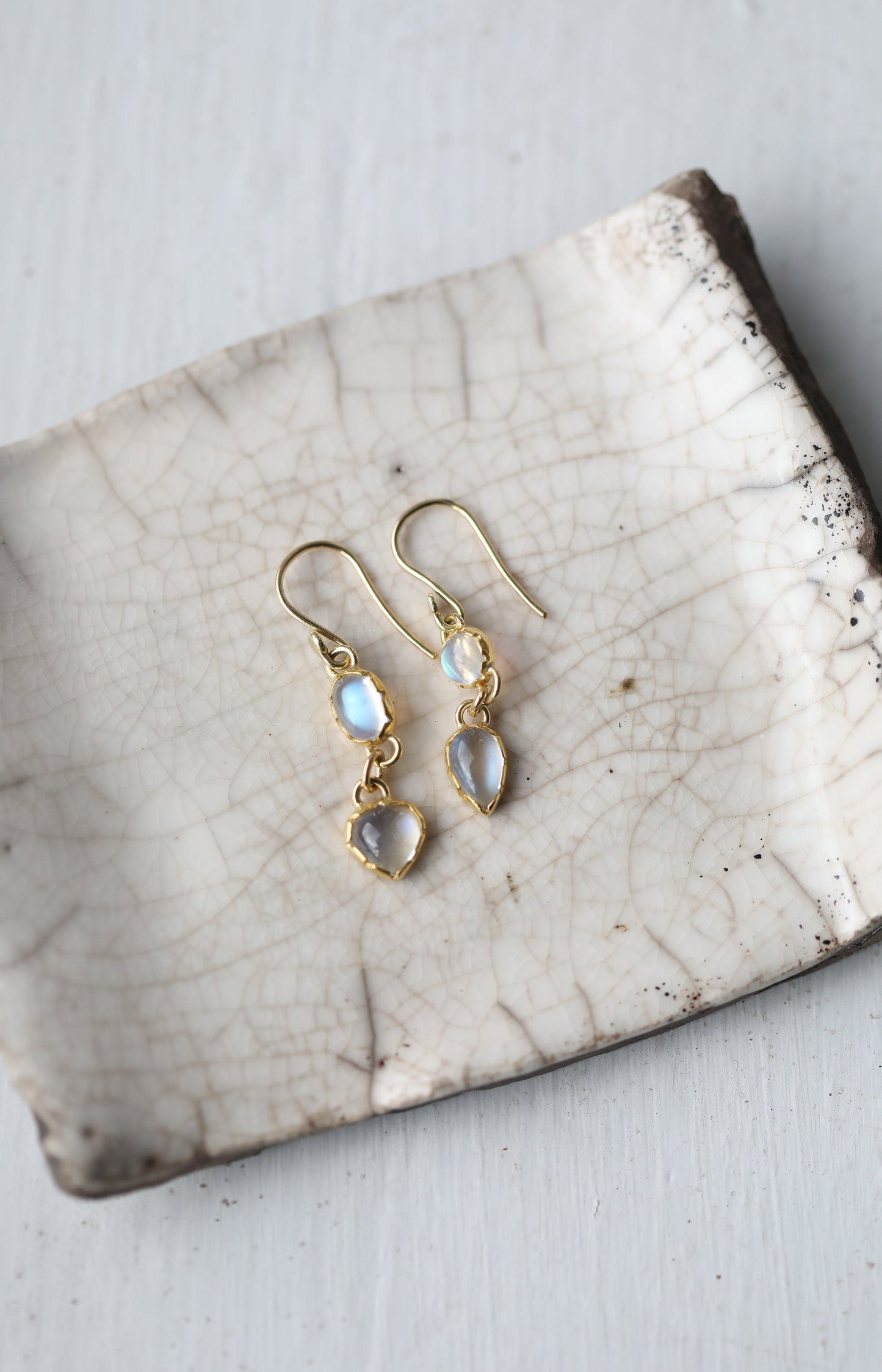 Moonstone Drop Earrings