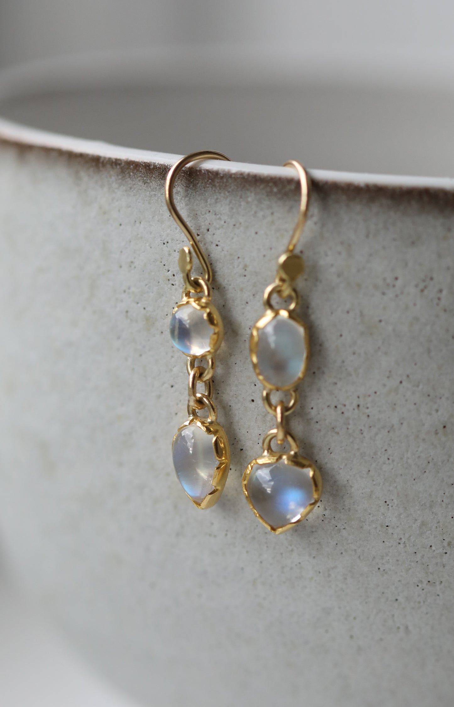 Moonstone Drop Earrings