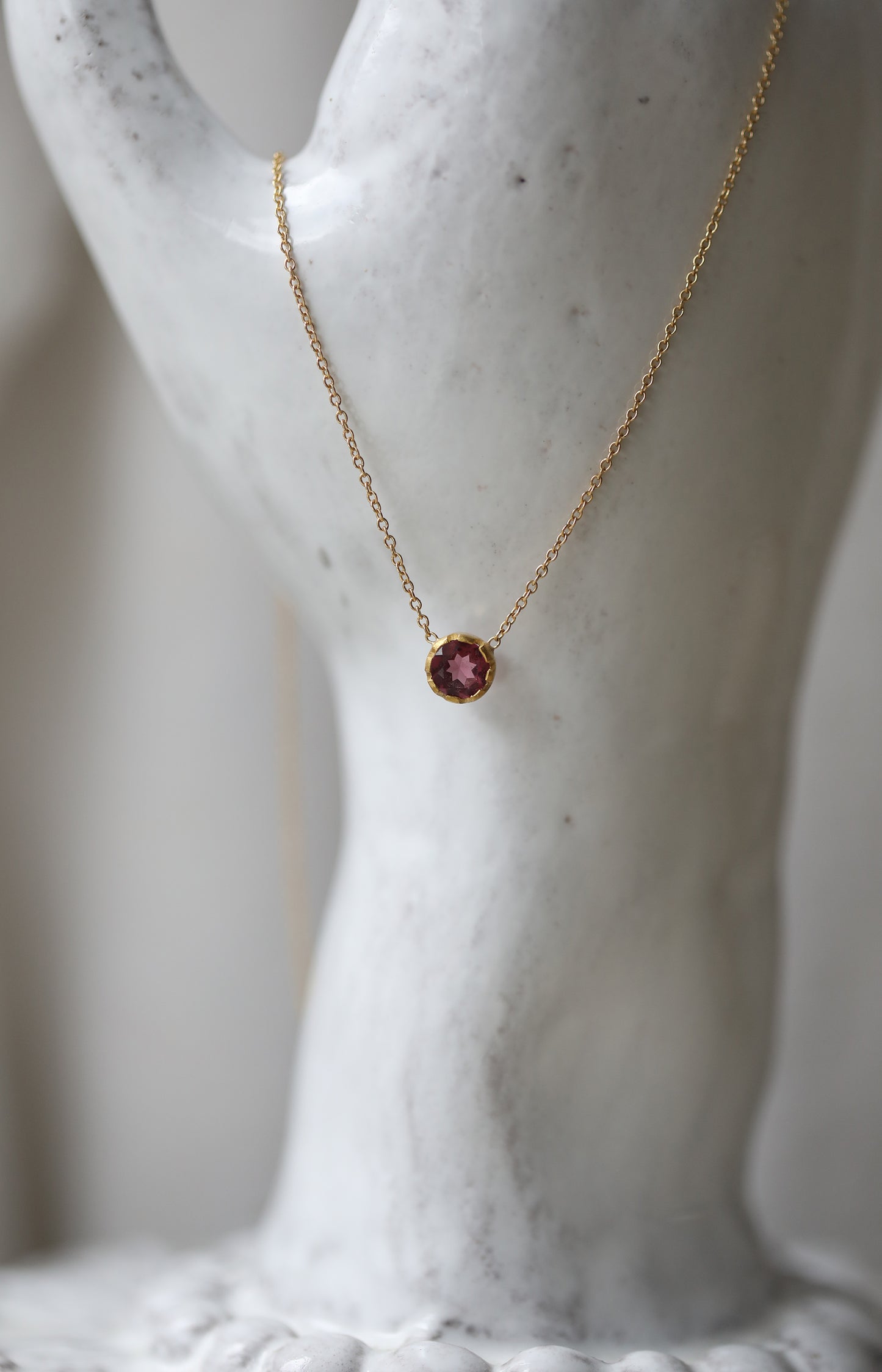 Pink Tourmaline Necklace