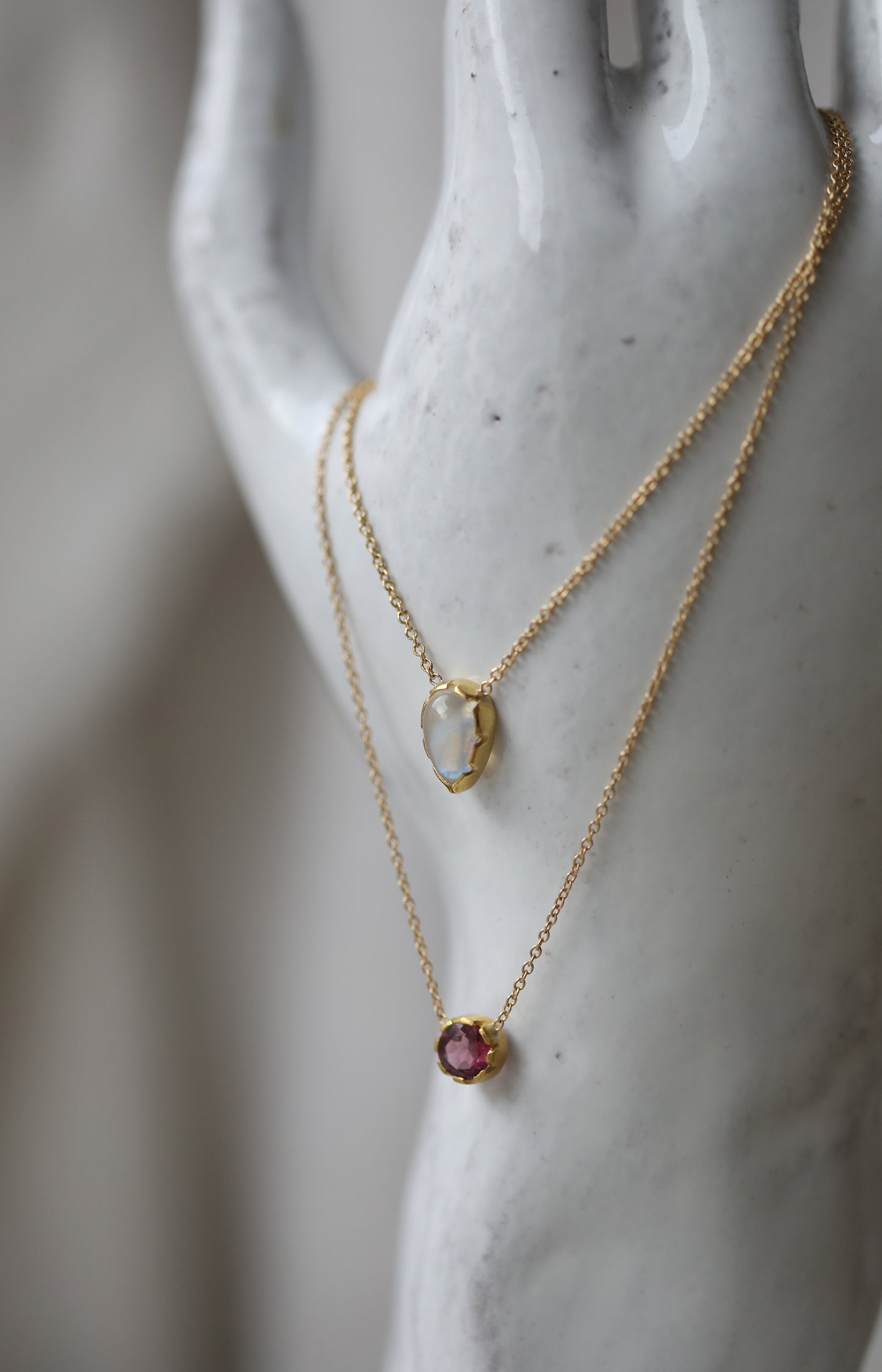 Pink Tourmaline Necklace