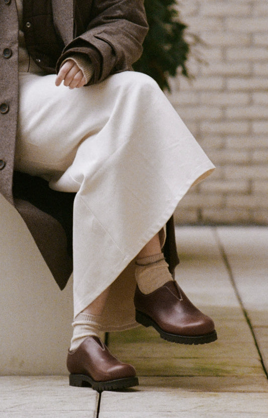 Chestnut Leather Artist Shoes