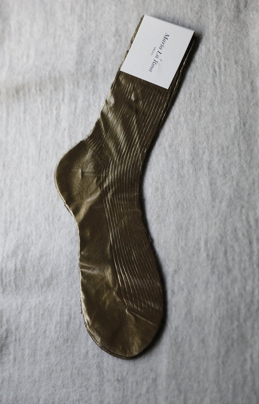 Bosco Ribbed Laminated Socks