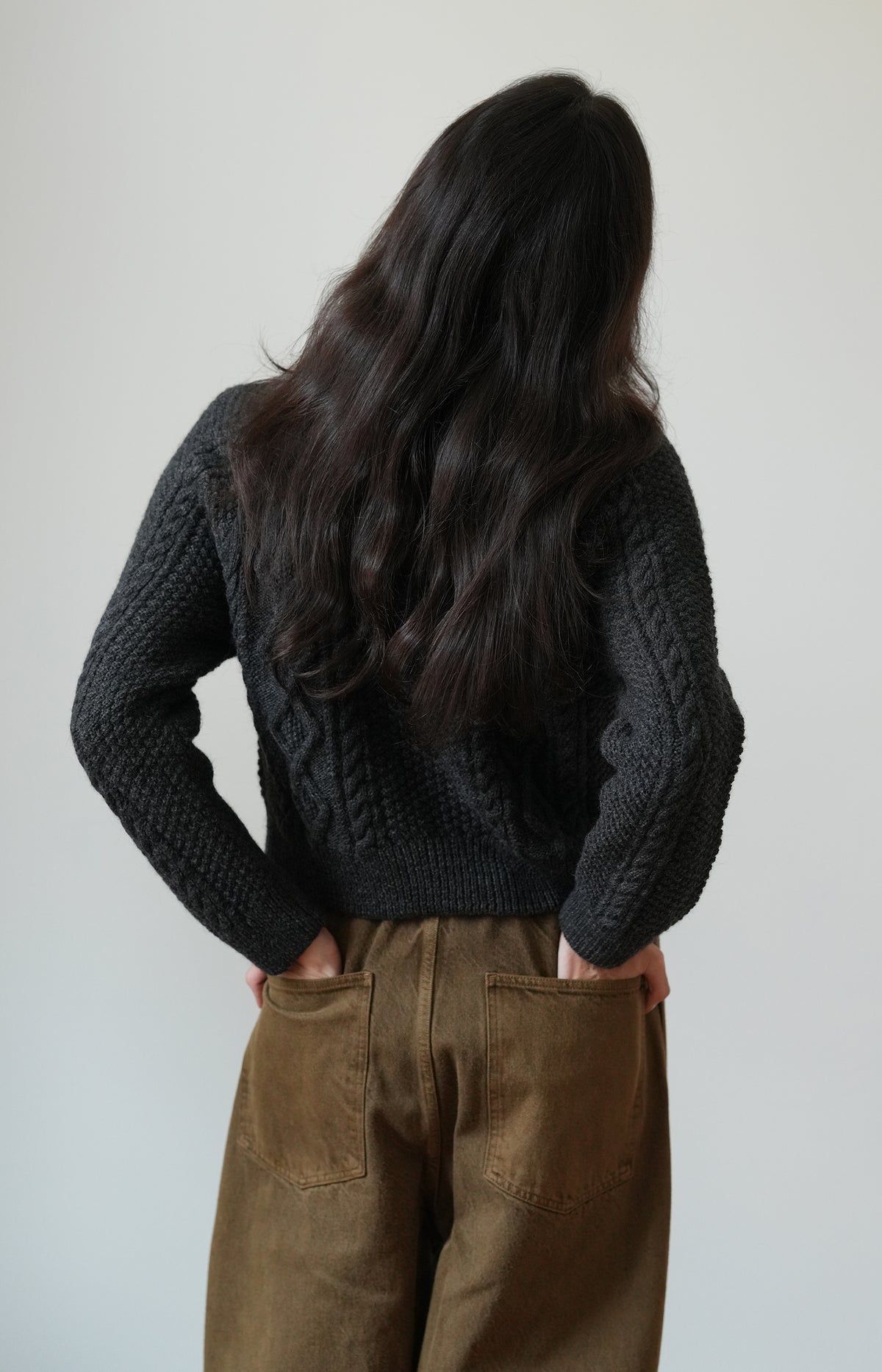 Charcoal Candy Cardigan
