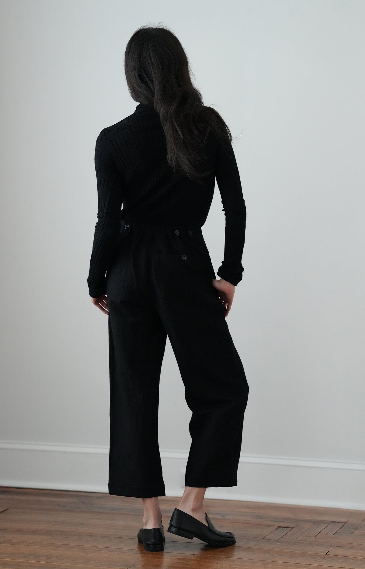 Black Tatum Trousers