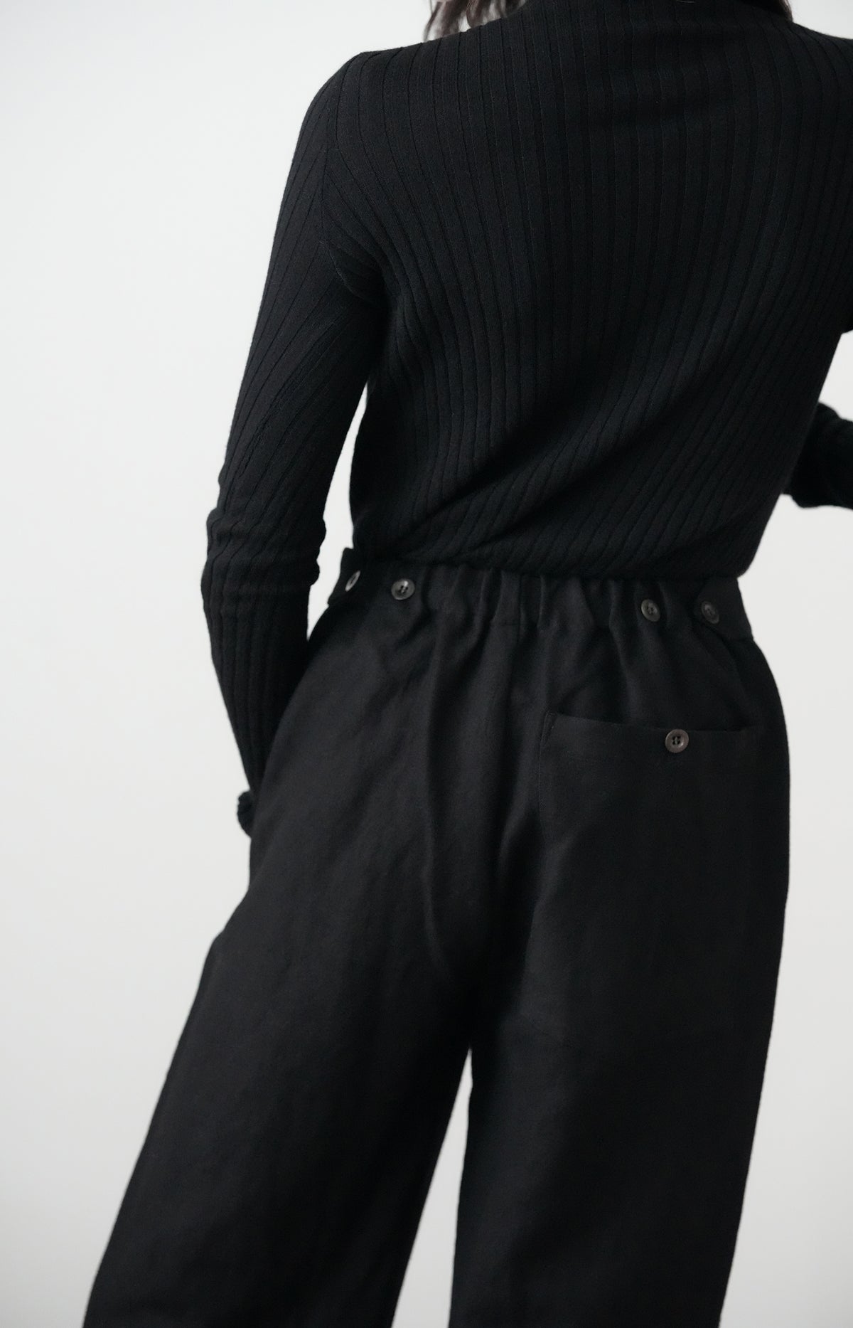 Black Tatum Trousers