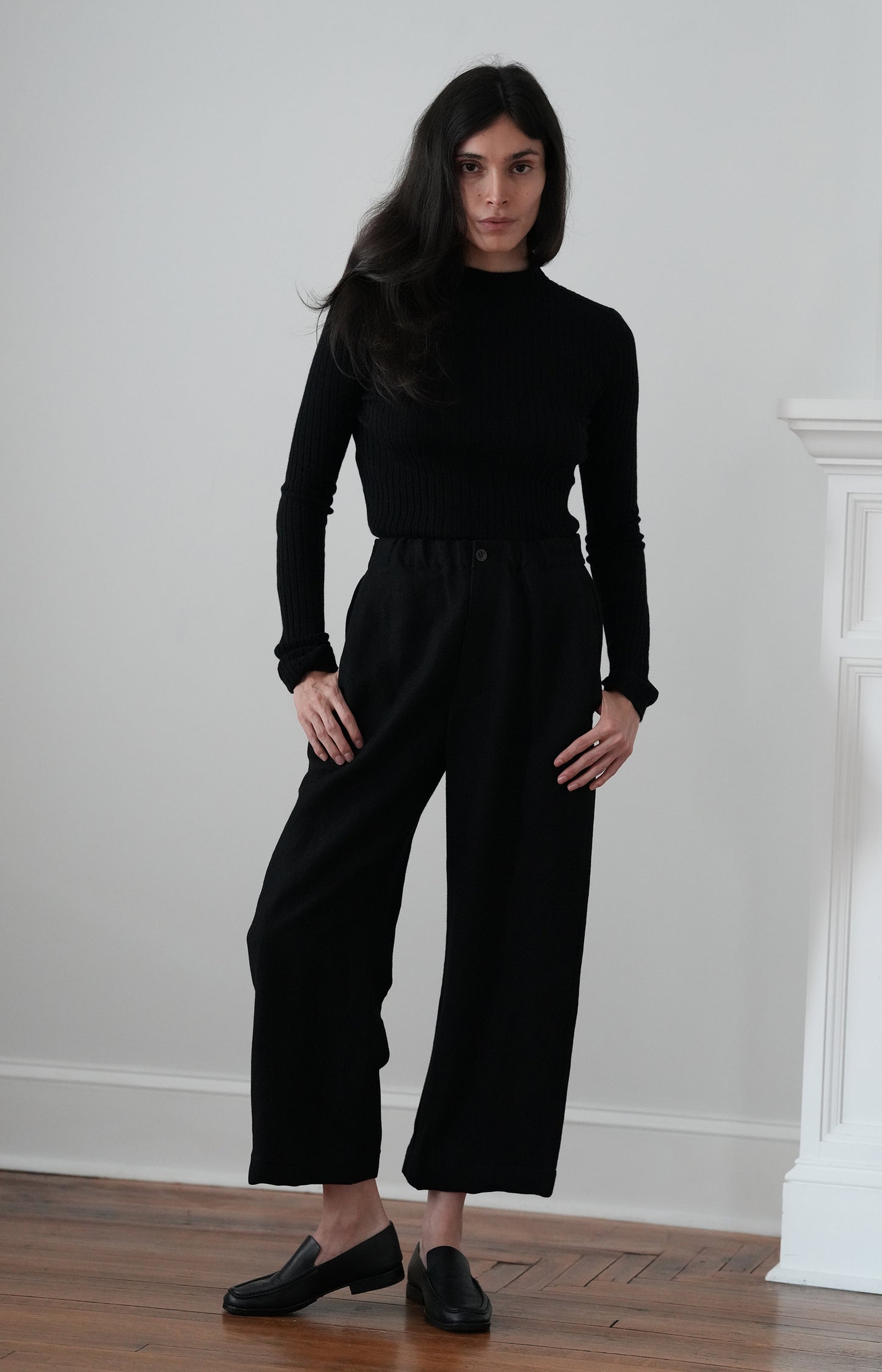 Black Tatum Trousers