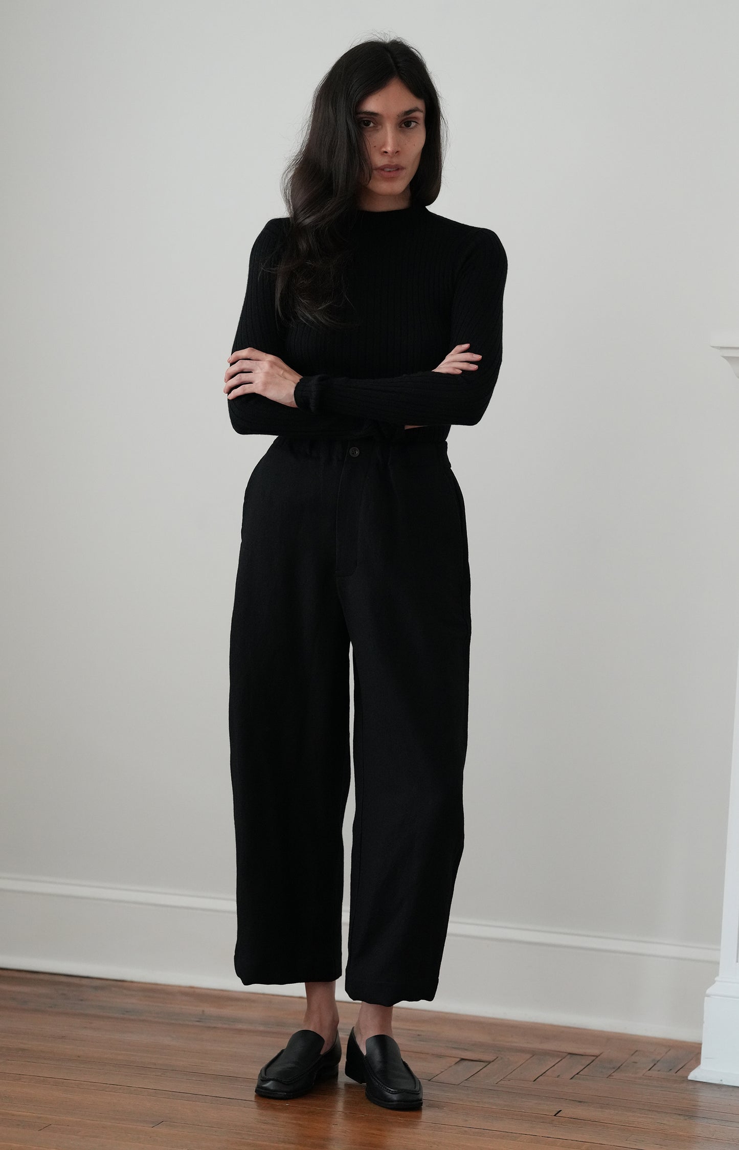 Black Tatum Trousers