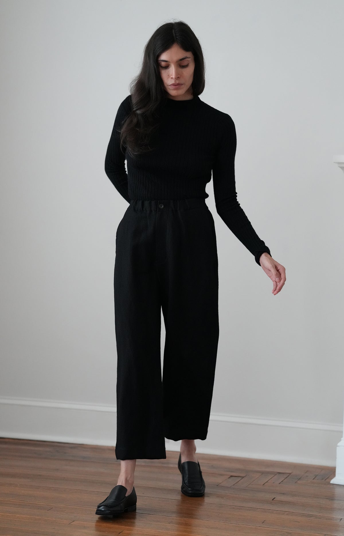 Black Tatum Trousers