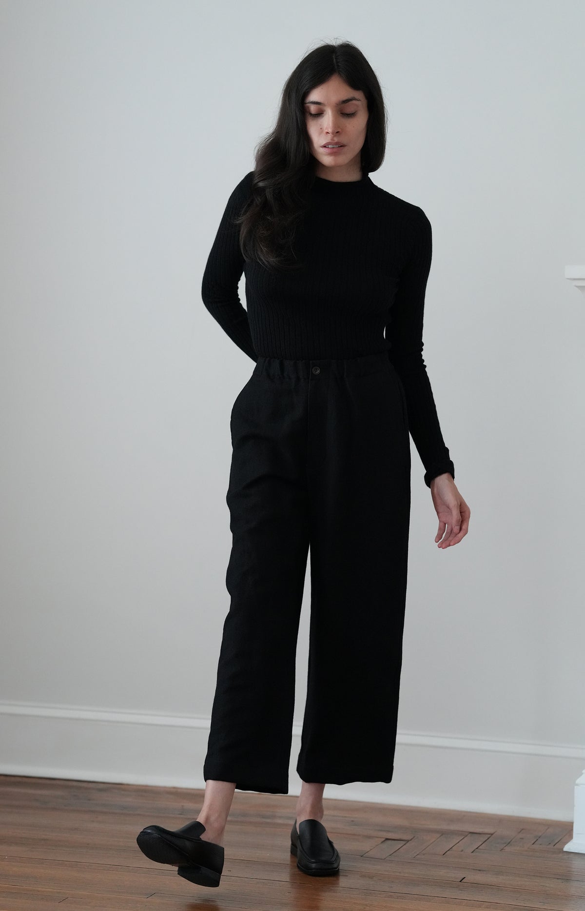 Black Tatum Trousers