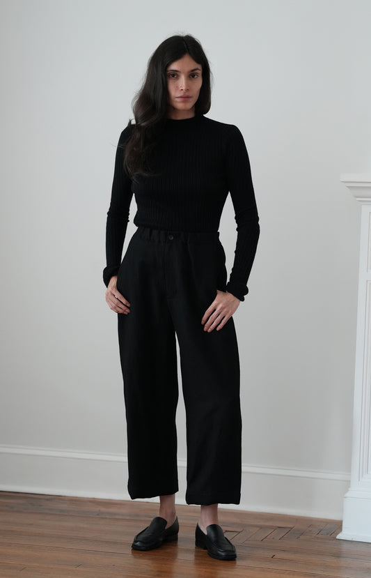 Black Tatum Trousers