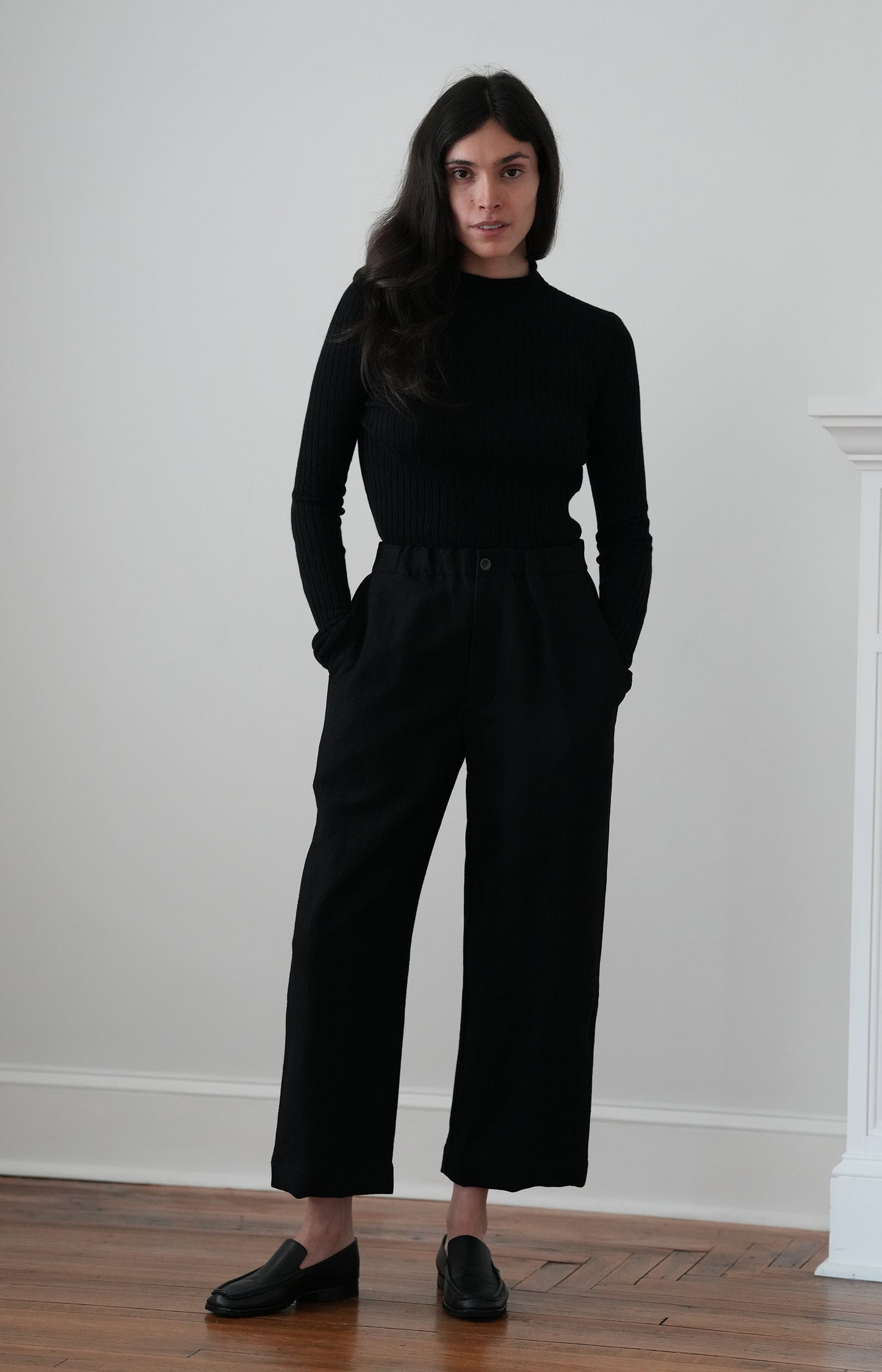 Black Tatum Trousers