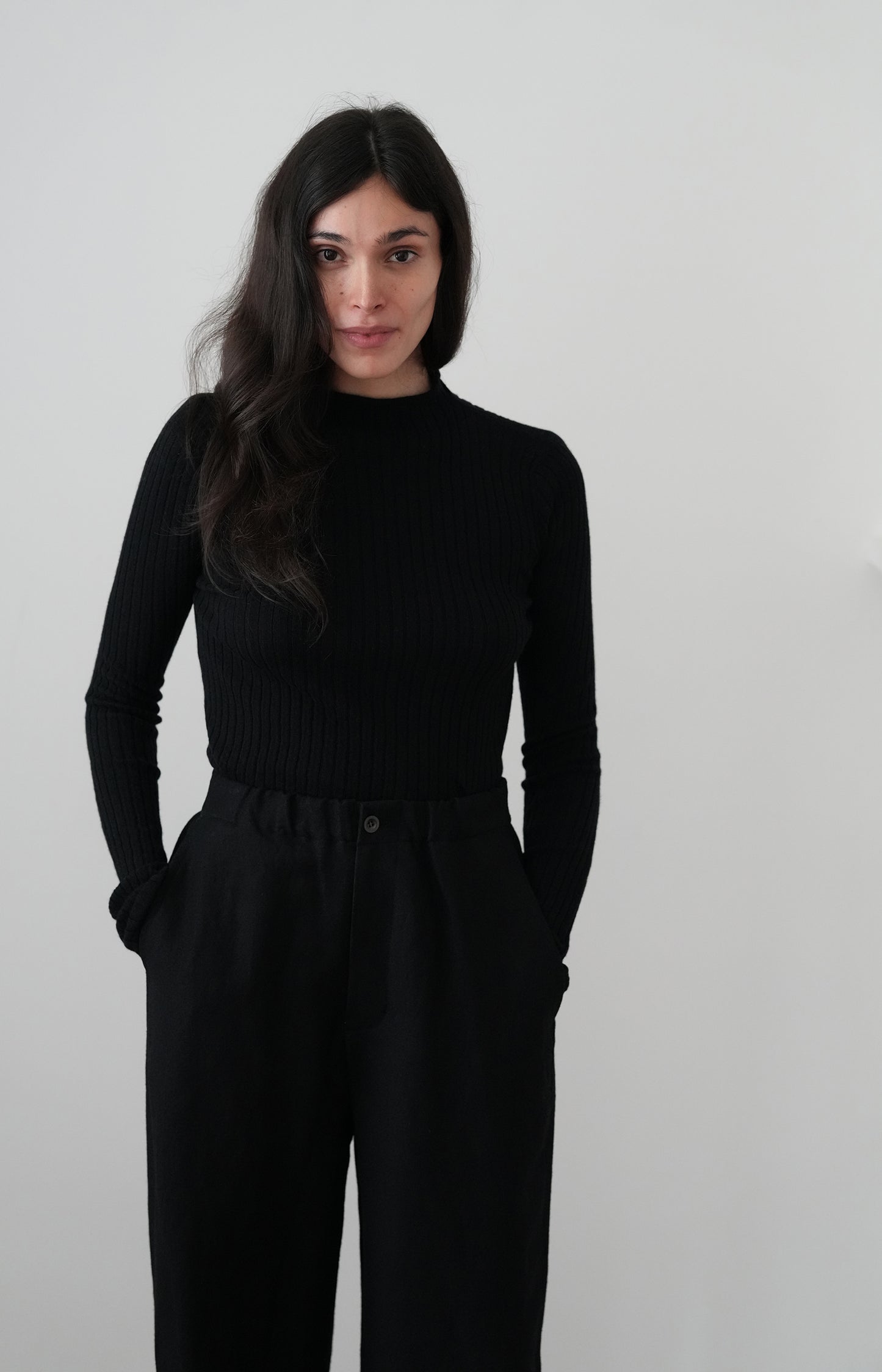 Black Tatum Trousers