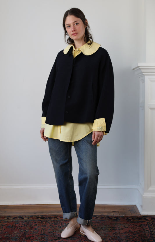 Navy Choosing Shirt Jacket