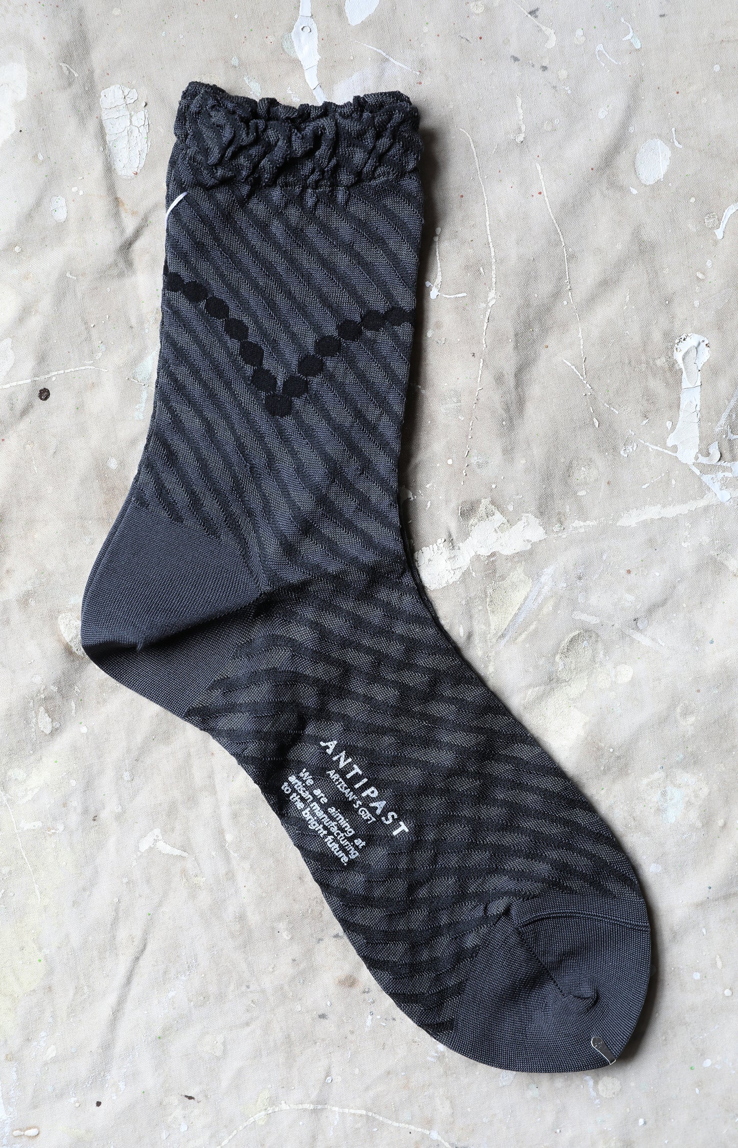 Black Candy Check Socks