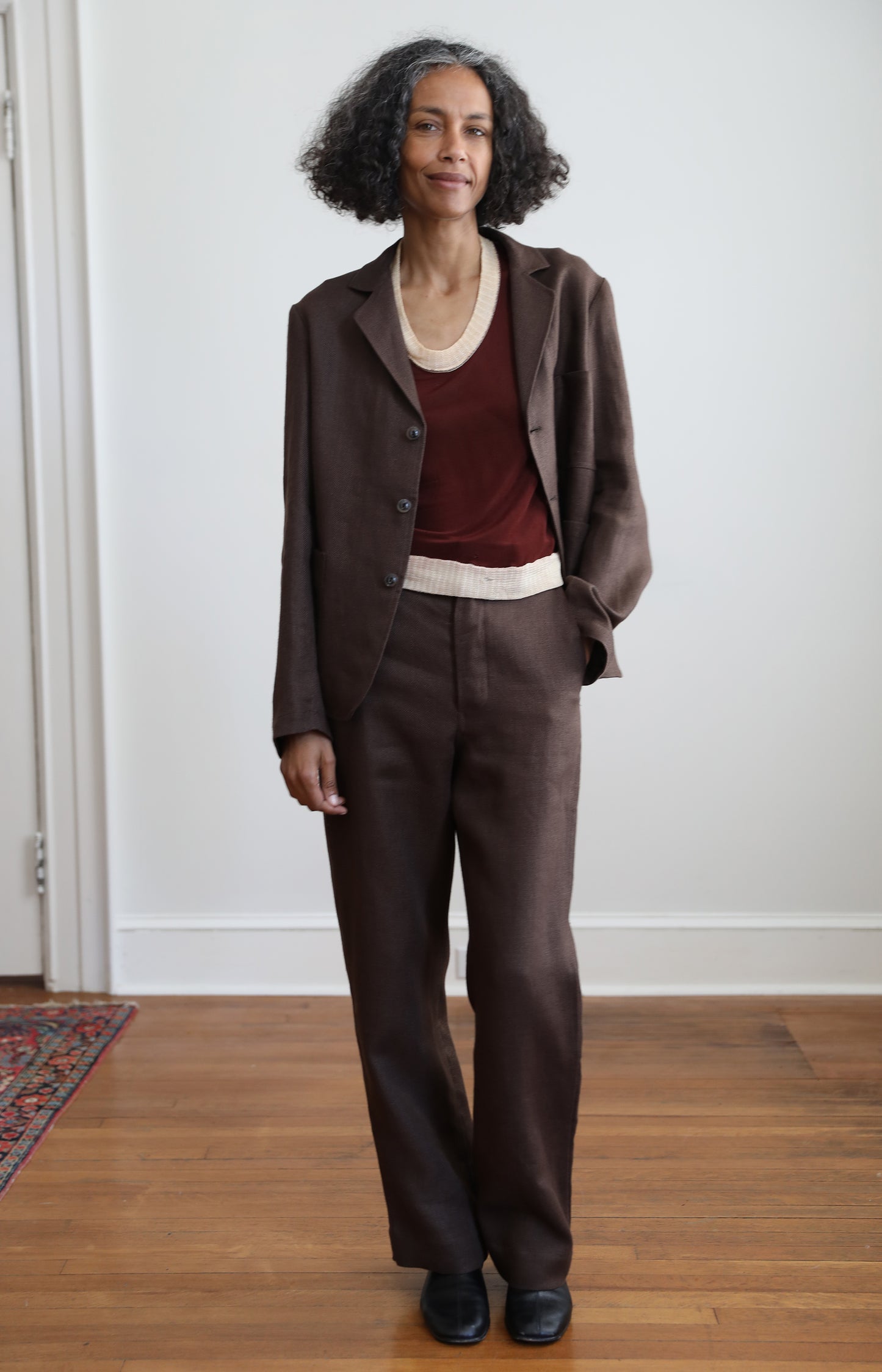 Brown Hopsack Workhorse Jacket