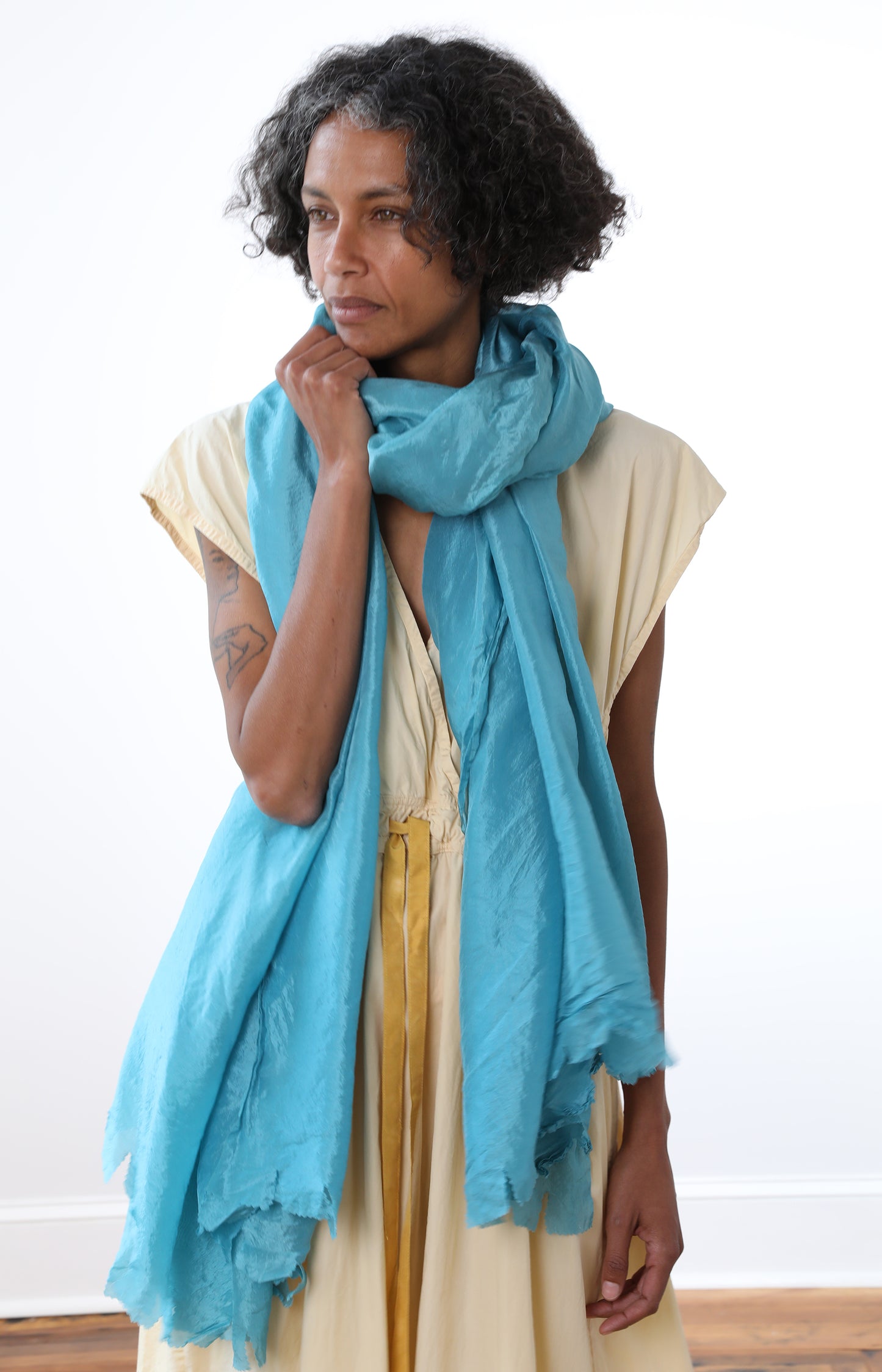 Wave Silk Scarf