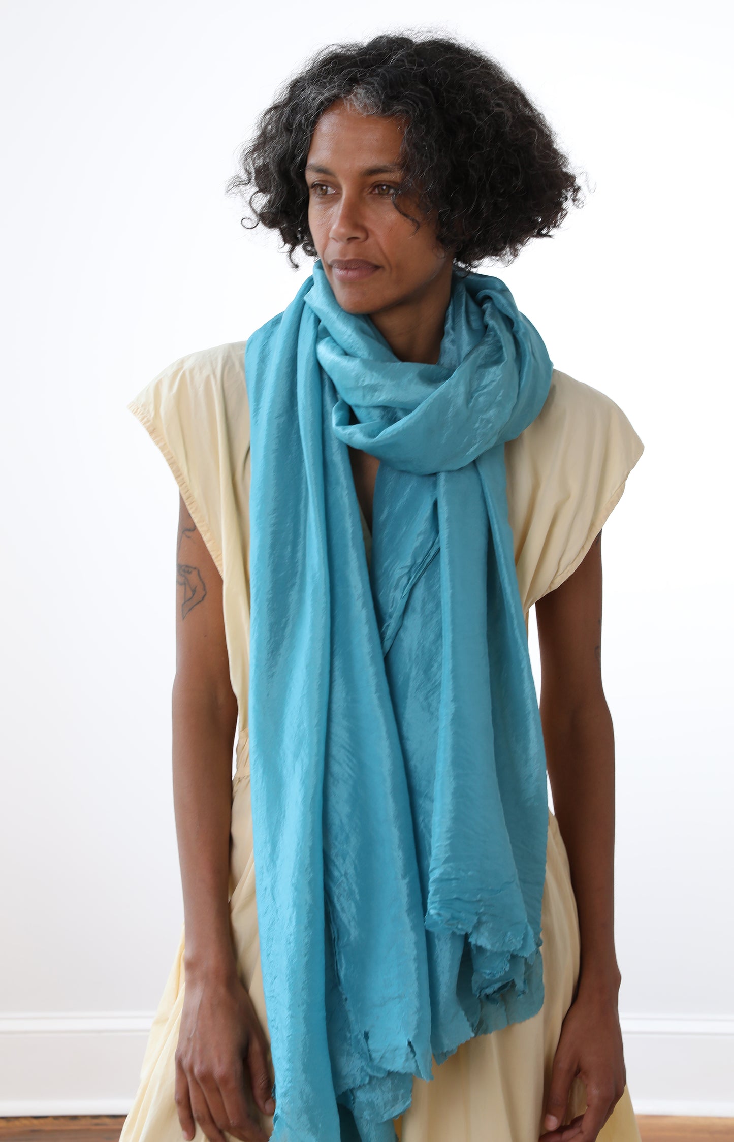 Wave Silk Scarf
