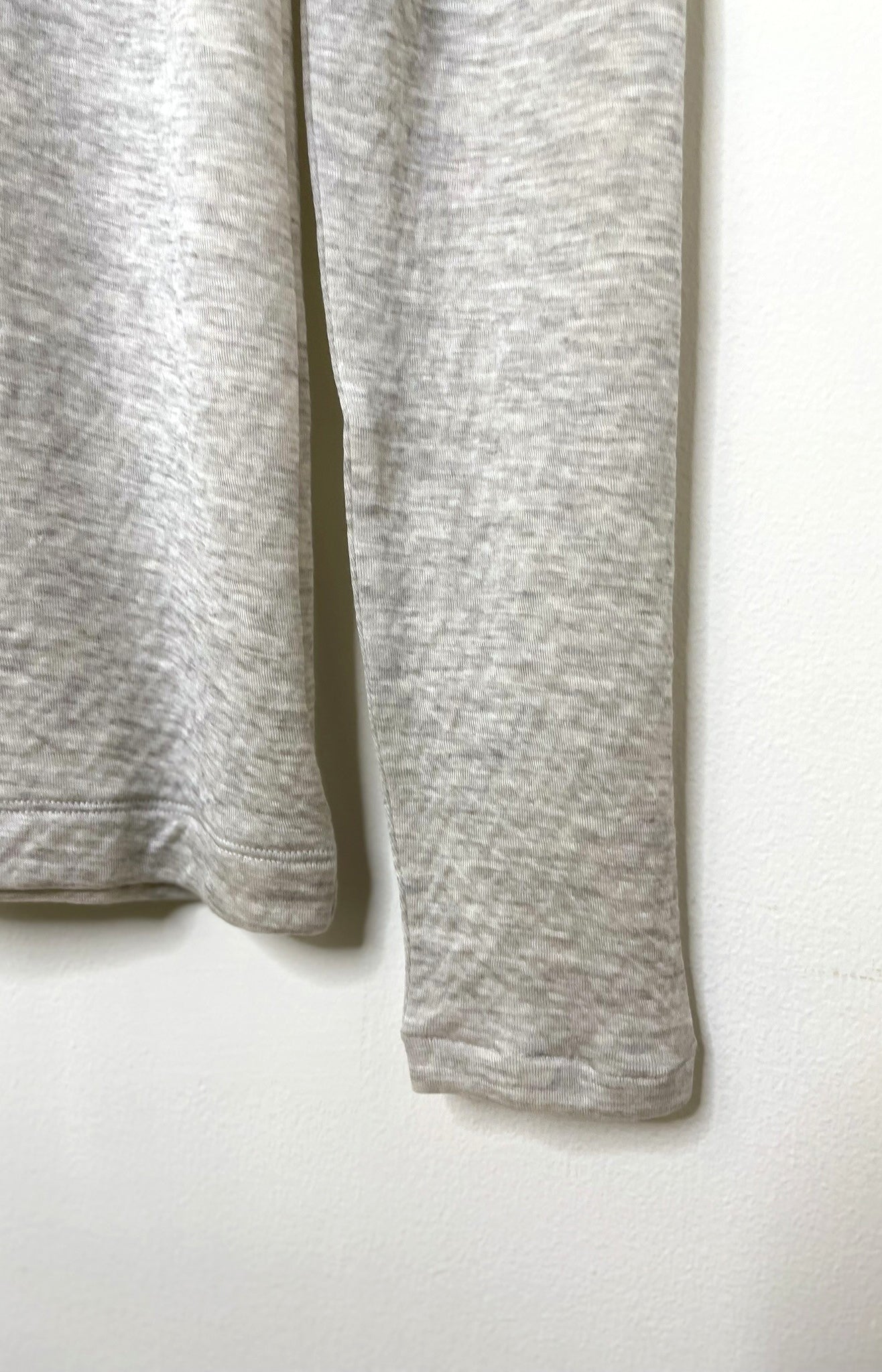 Light Grey Double Face Jersey Shirt