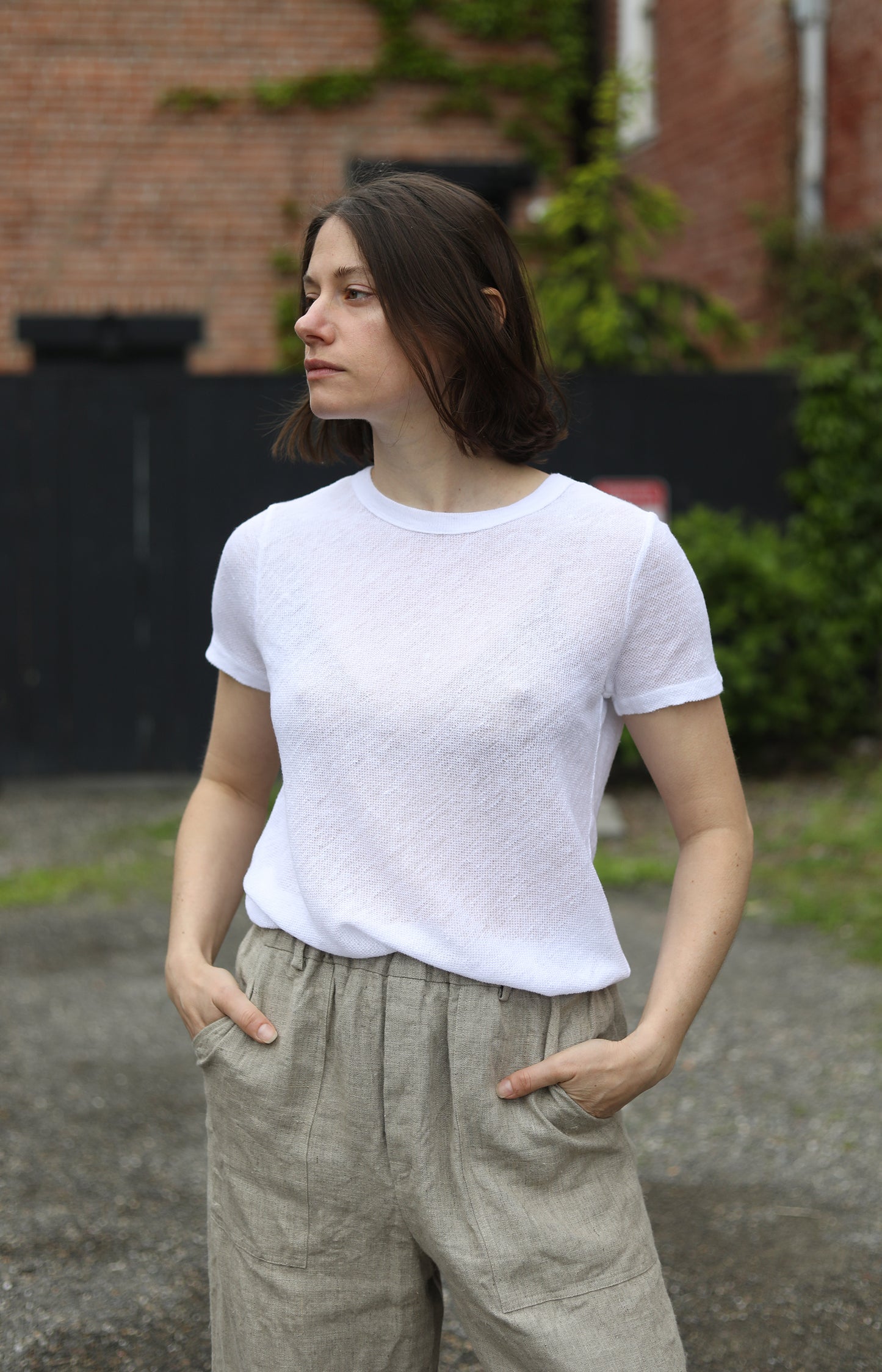 White Hemp Tee