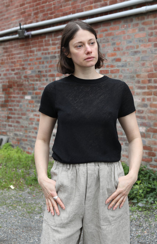 Black Hemp Tee