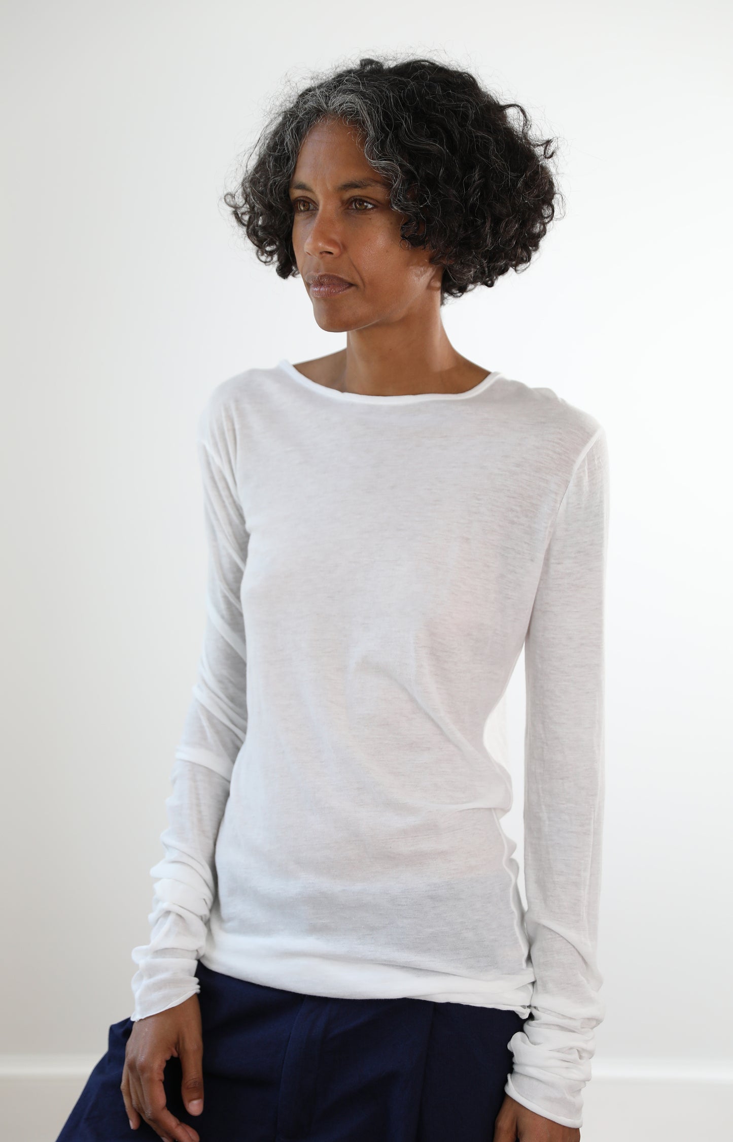 White Highsoft Jersey Tee