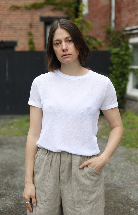 White Hemp Tee