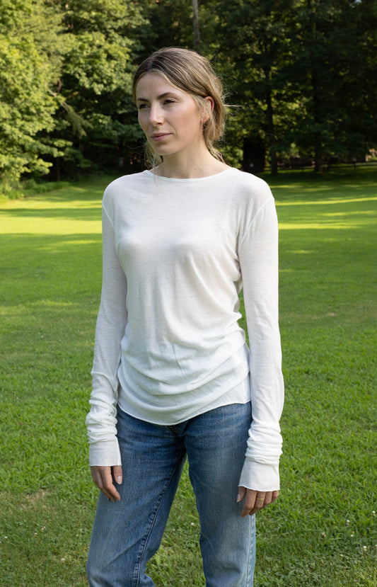 White Highsoft Jersey Tee