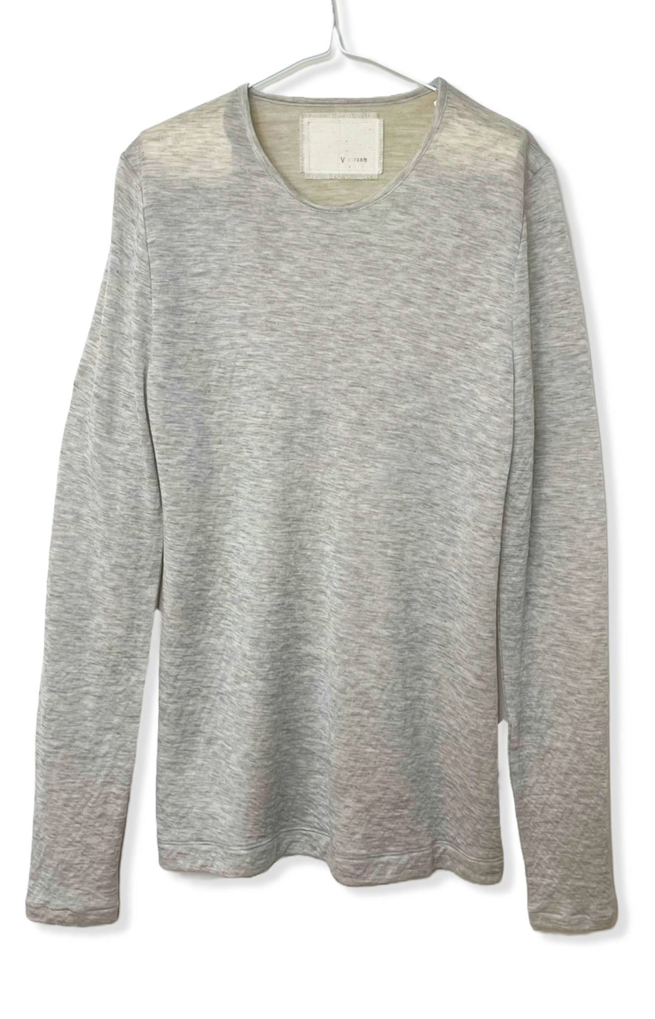 Light Grey Double Face Jersey Shirt