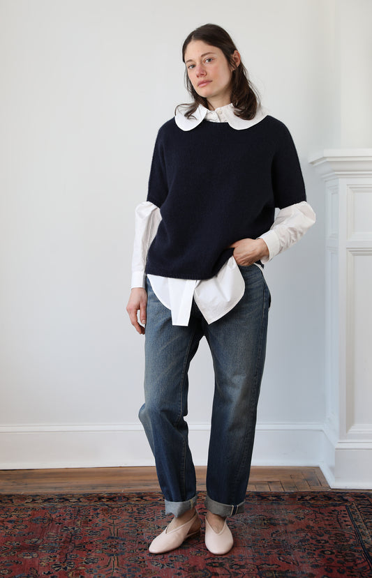 Navy Billie Cashmere Sweater