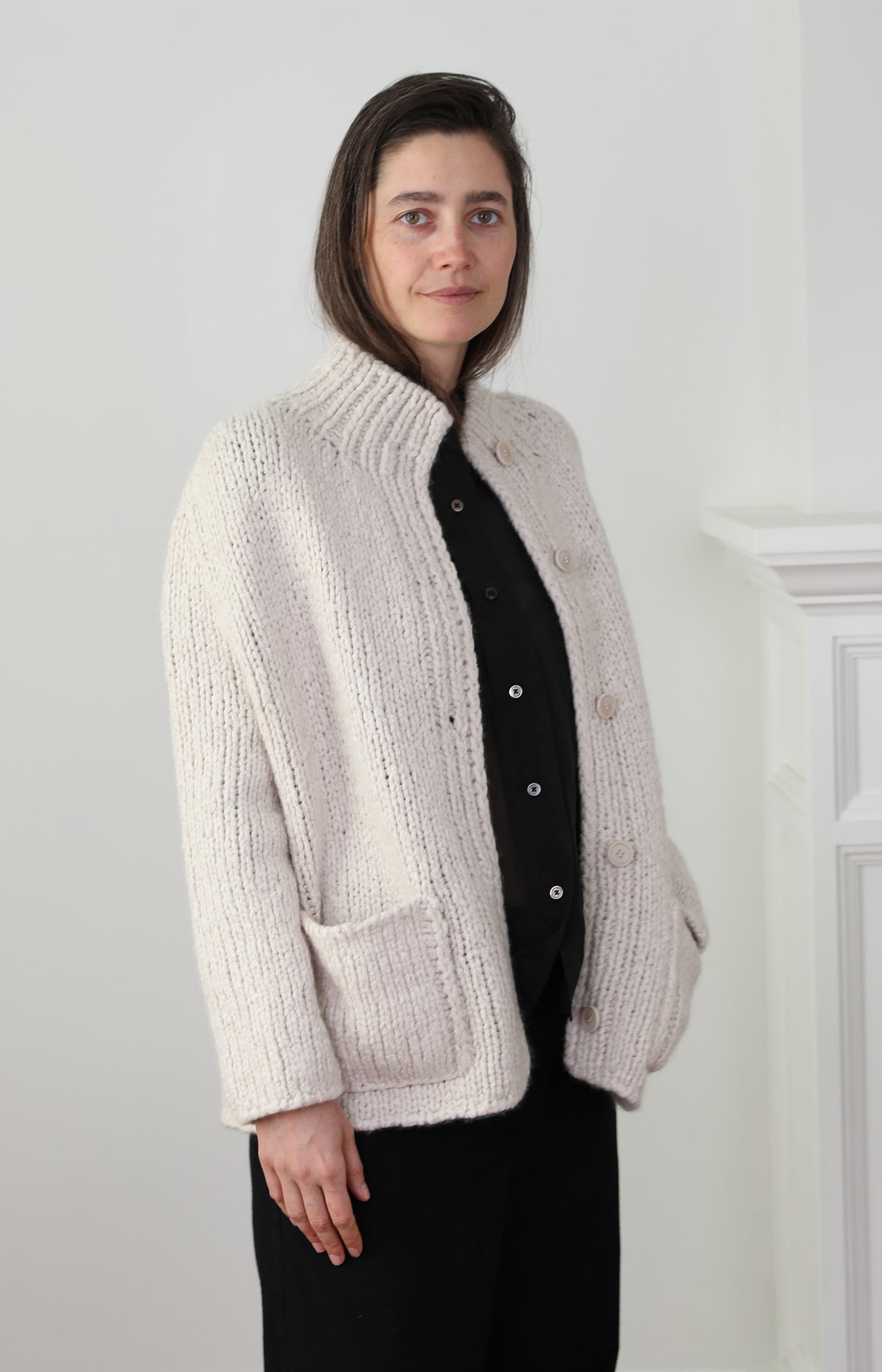 Cashmere & Silk Pina Cardigan