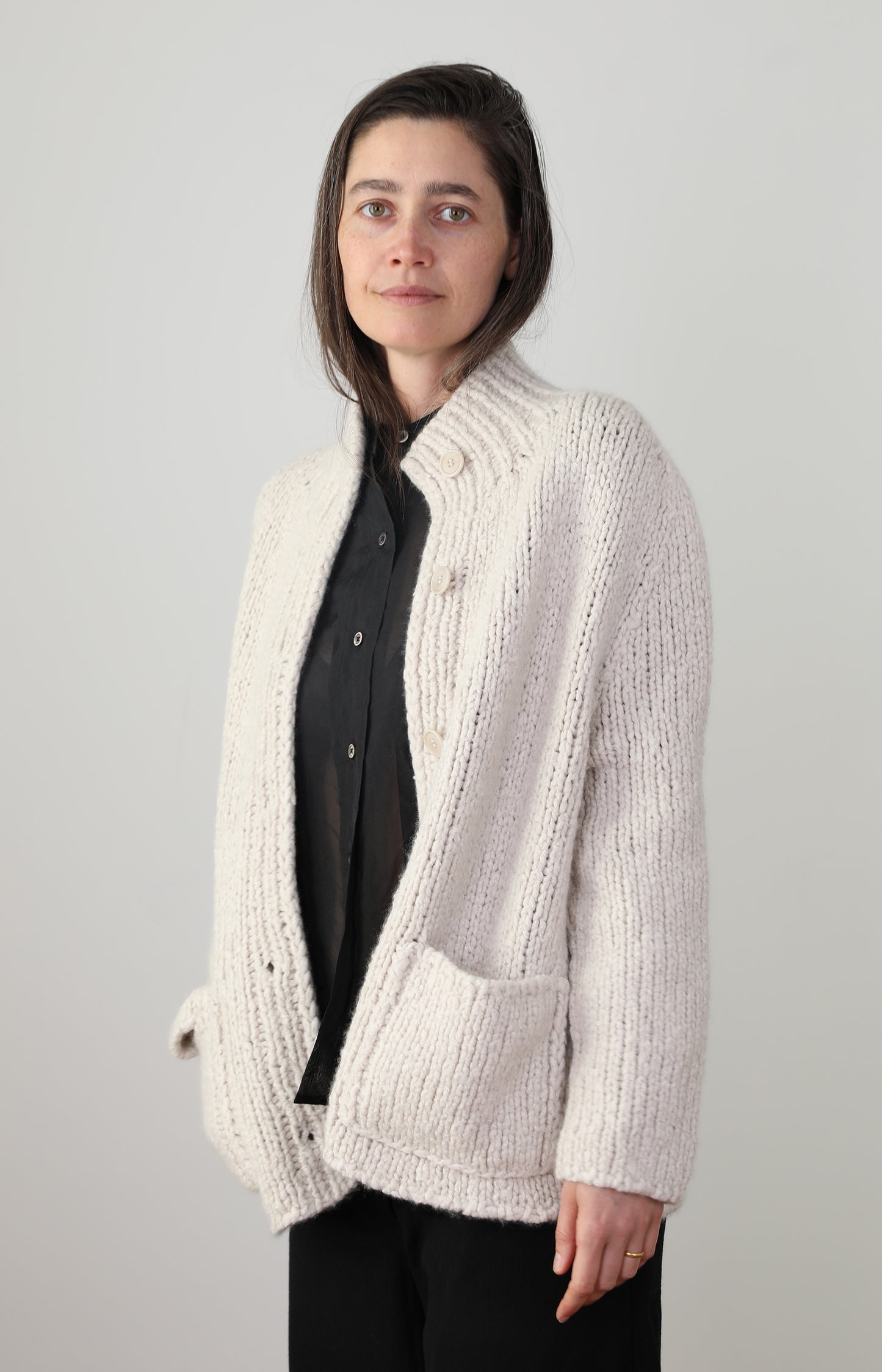 Cashmere & Silk Pina Cardigan